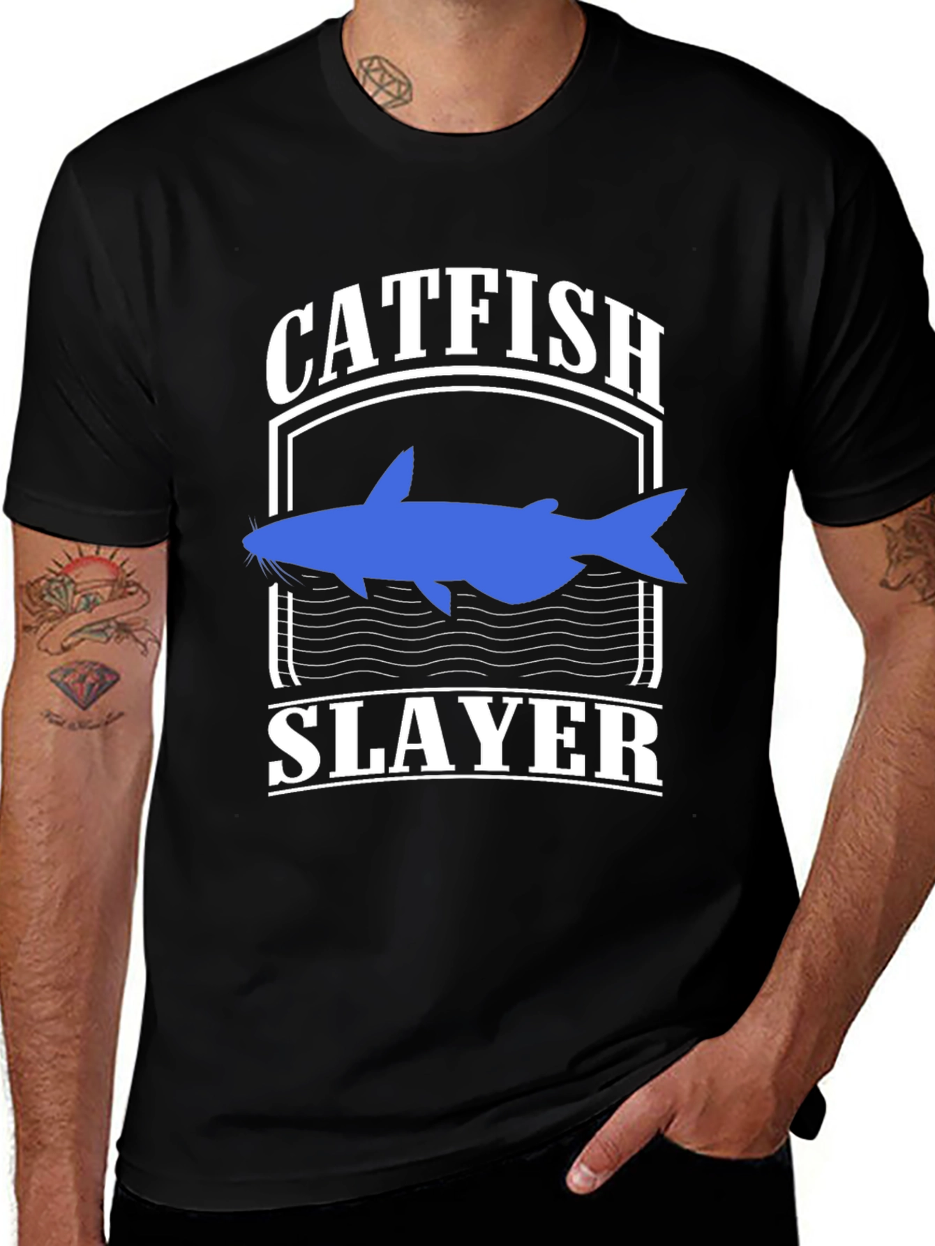 Catfish Slayer Graphic T-Shirt