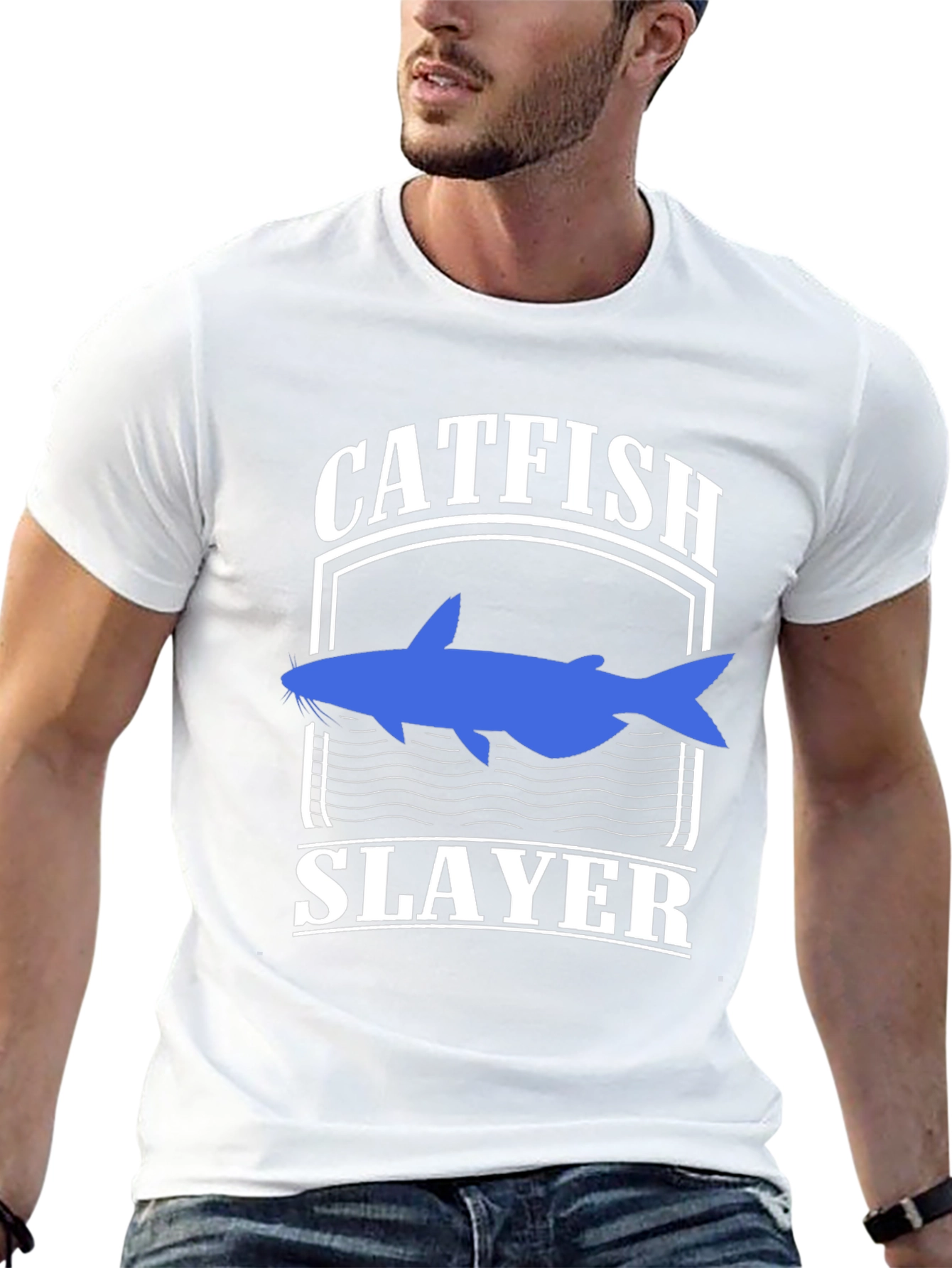 Catfish Slayer Graphic T-Shirt