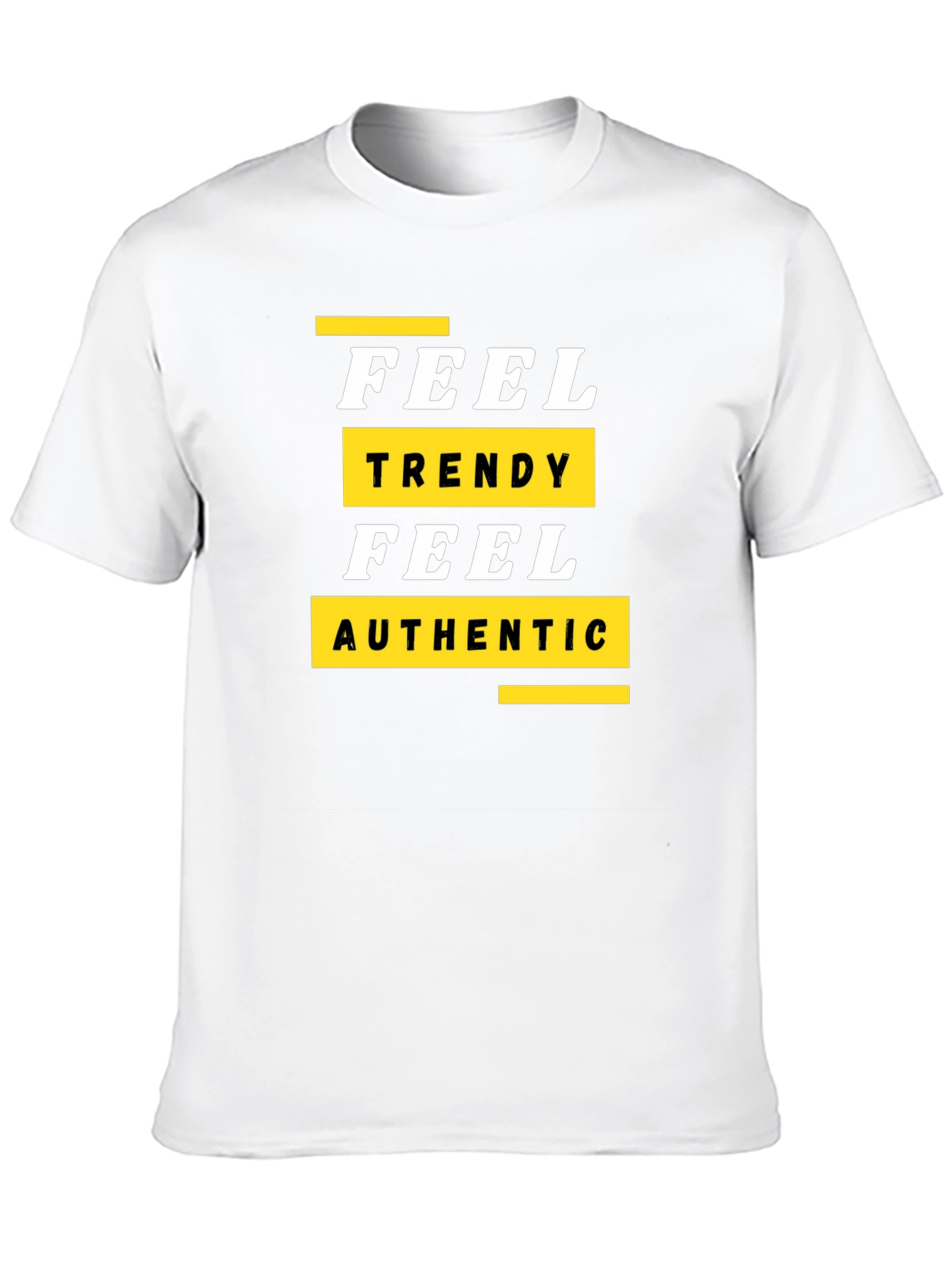 Trendy Feel Authentic Graphic Tee - Black