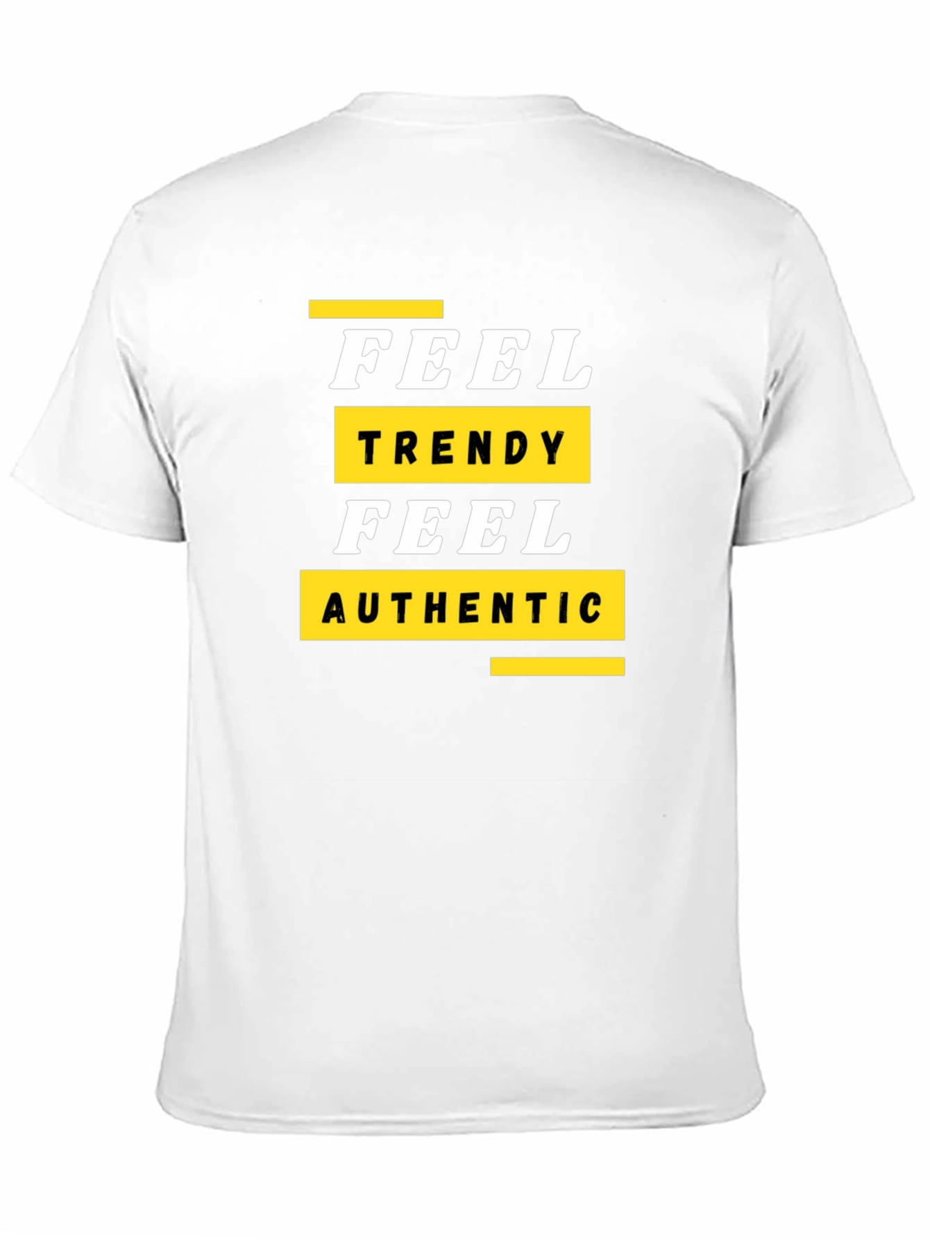 Trendy Feel Authentic Graphic Tee - Black