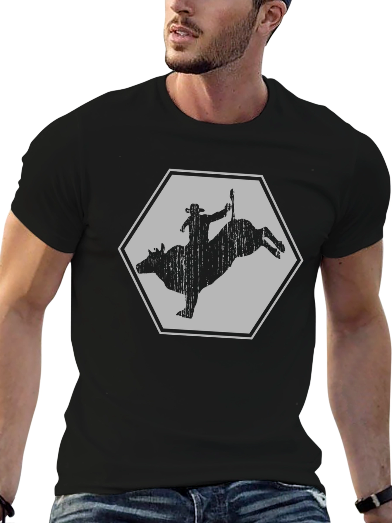 Rodeo Bull Rider Graphic Tee