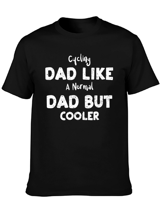 Cycling Dad Graphic T-Shirt - Cool Dad Humor Tee