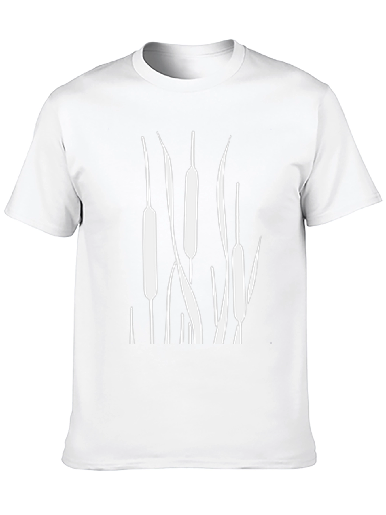Cattail Graphic Black T-Shirt | Nature Lover Tee
