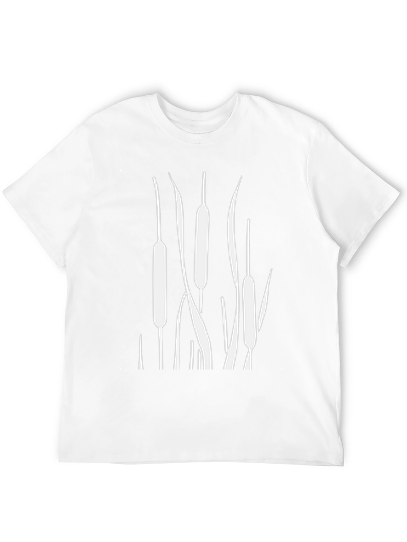 Cattail Graphic Black T-Shirt | Nature Lover Tee