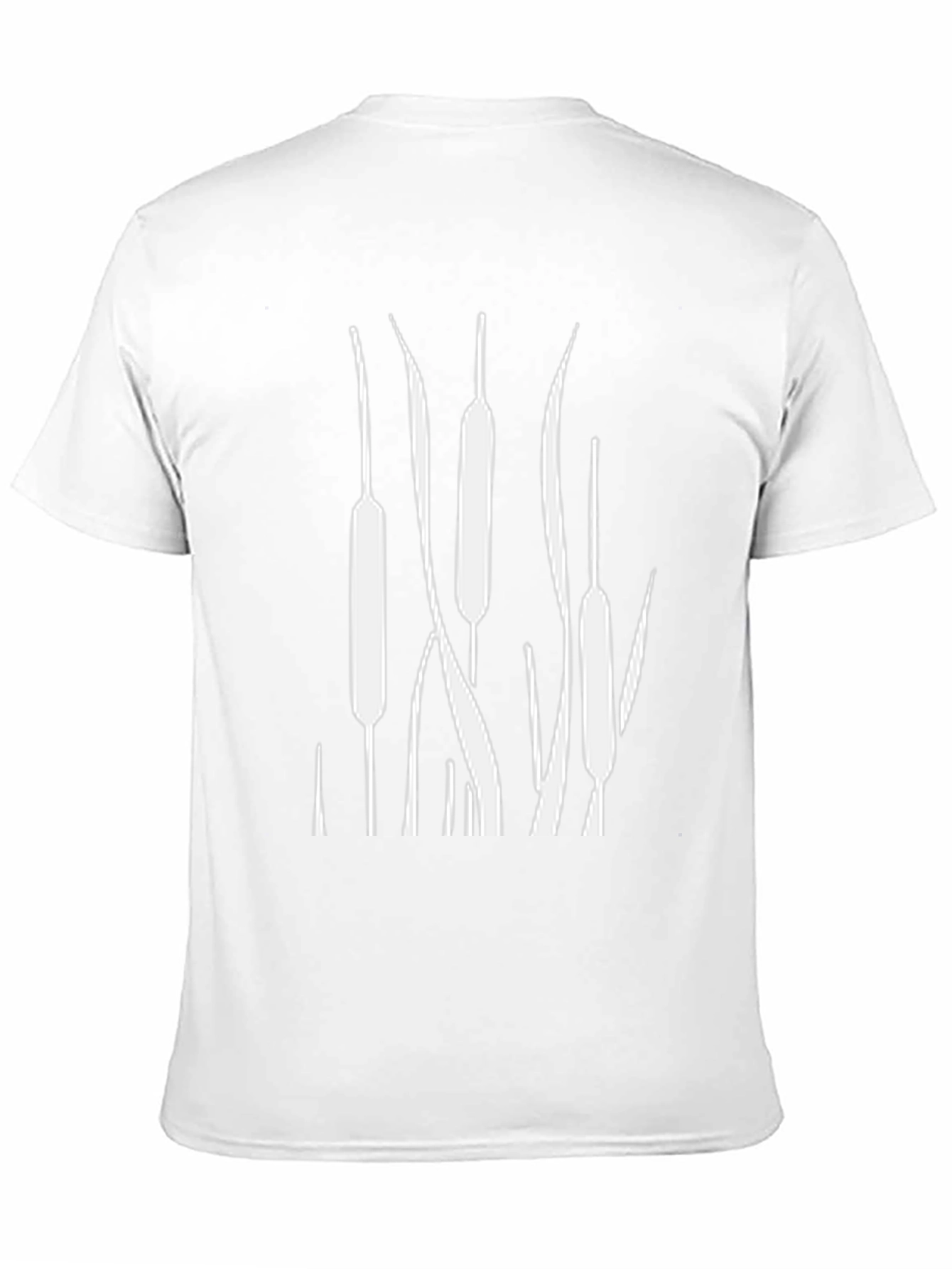Cattail Graphic Black T-Shirt | Nature Lover Tee
