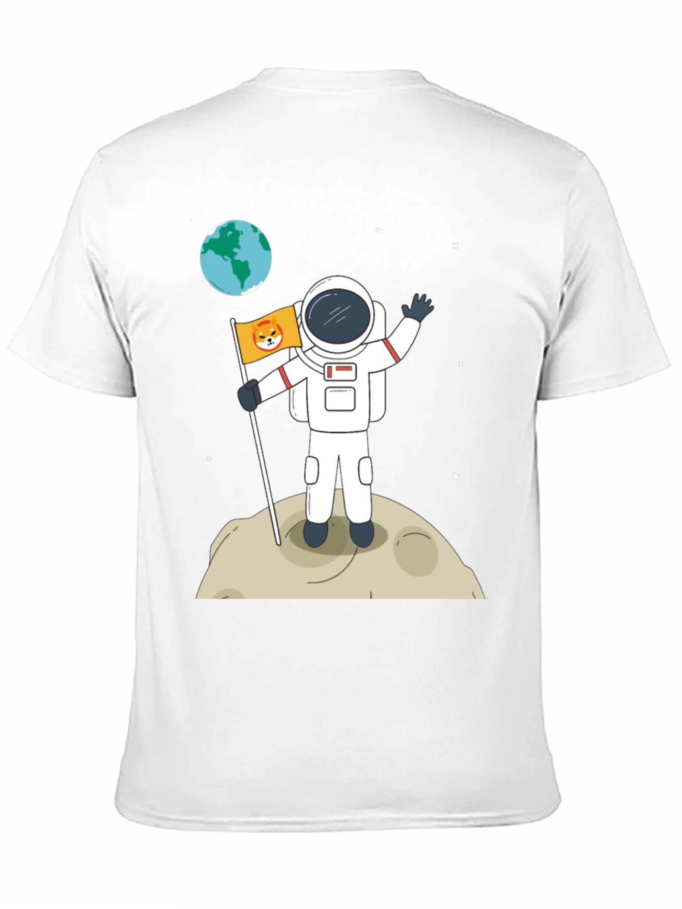 Astronaut Shiba Inu Dog T-Shirt