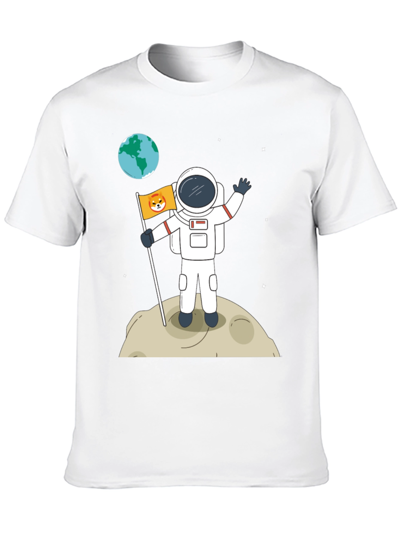 Astronaut Shiba Inu Dog T-Shirt