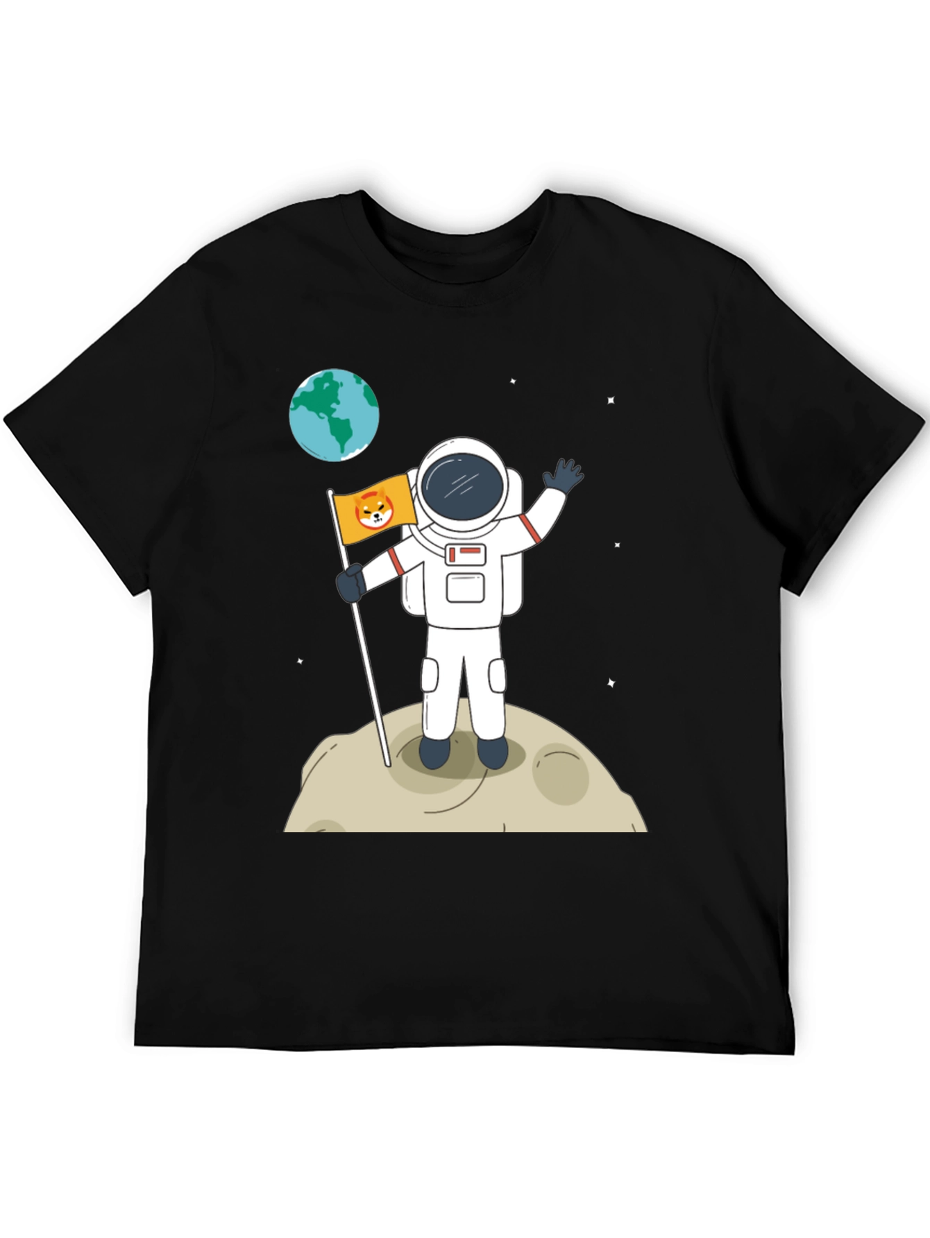 Astronaut Shiba Inu Dog T-Shirt