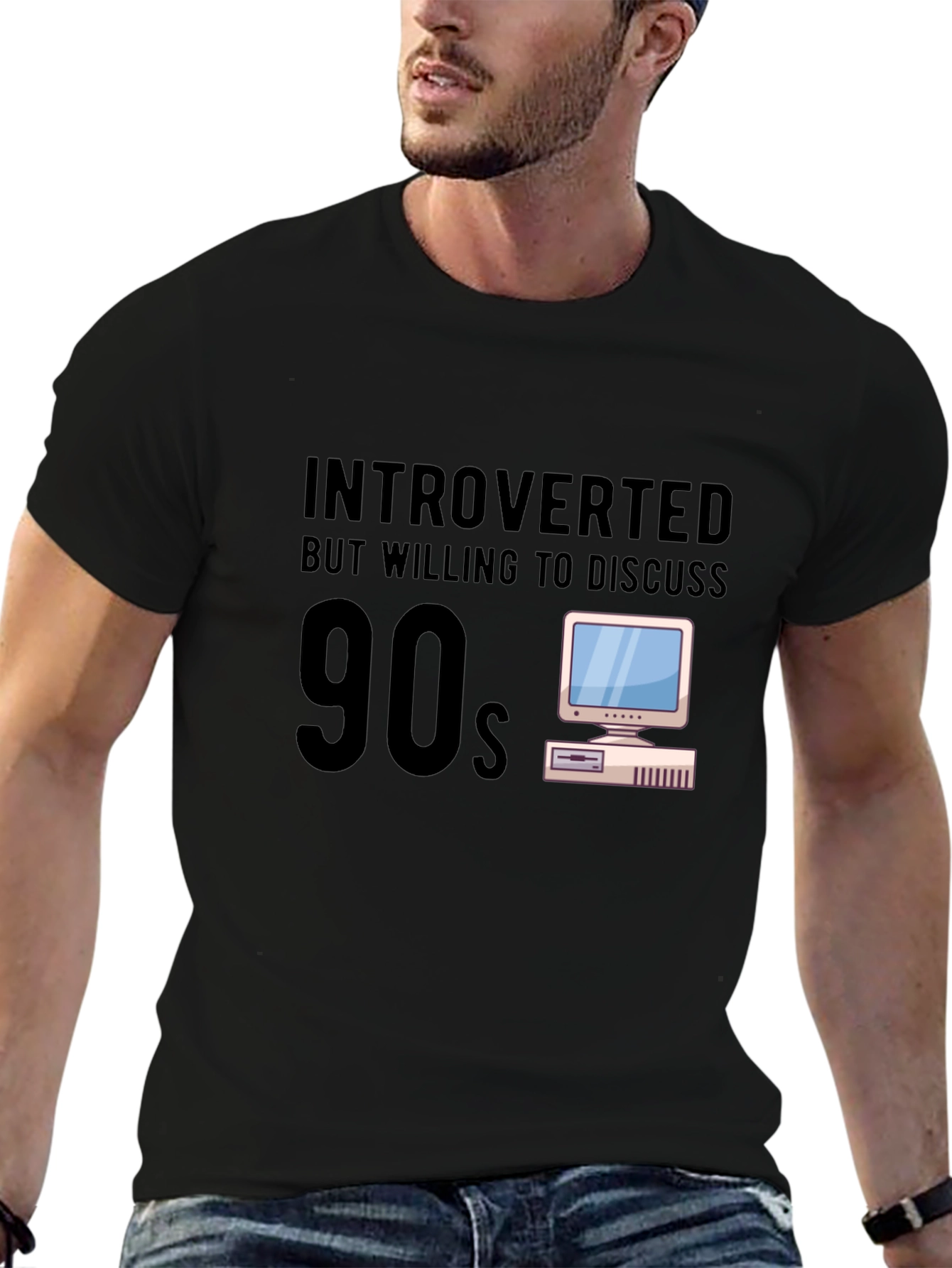 Introverted 90s Computer Graphic Tee