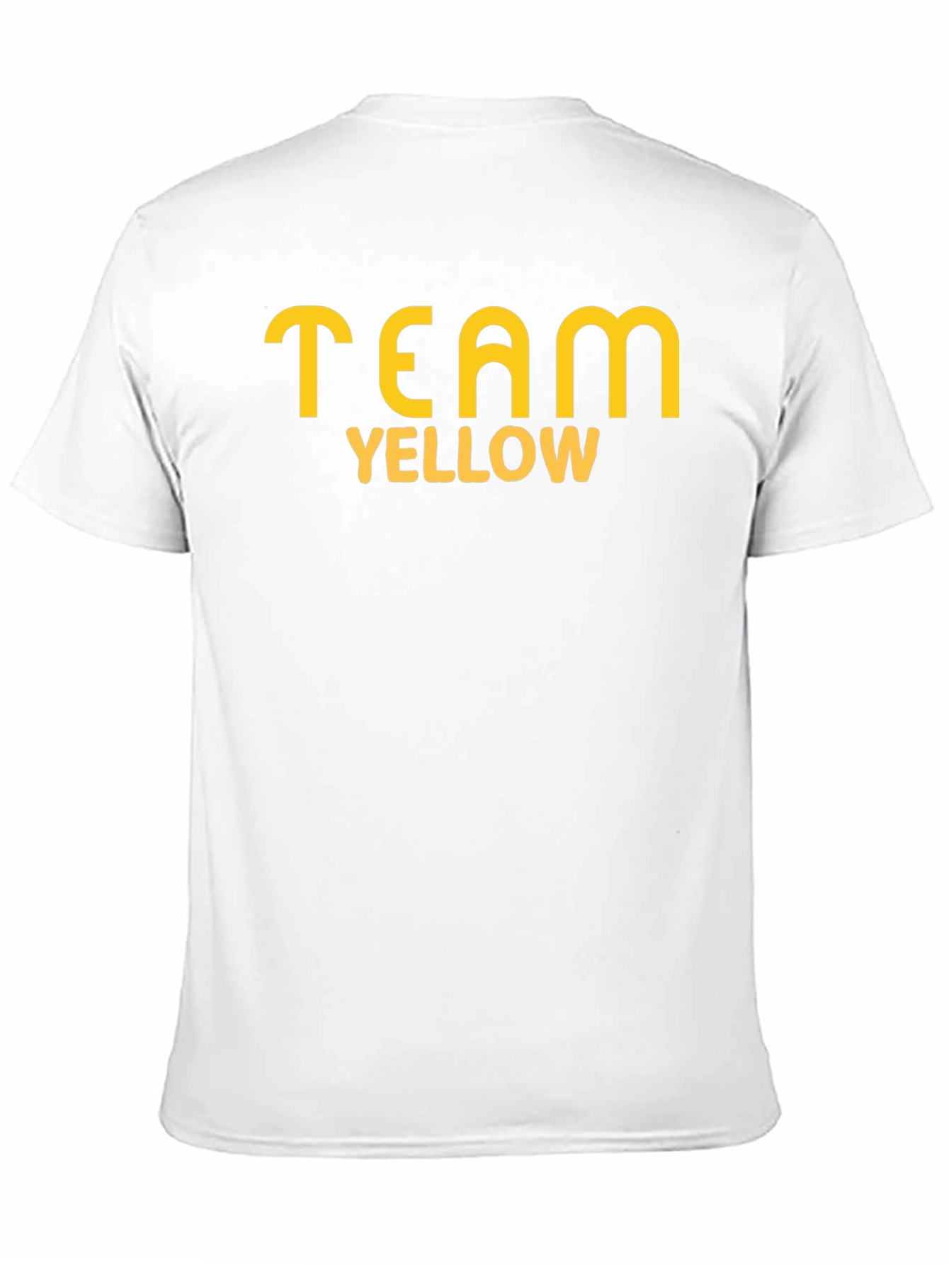 Team Yellow Graphic T-Shirt - Casual Cotton Tee