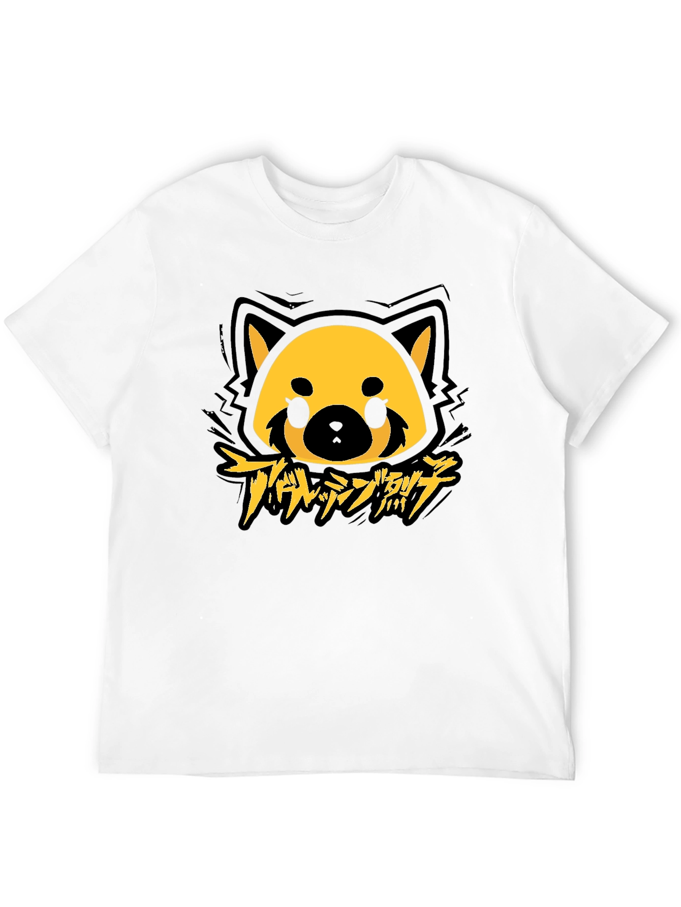 Aggretsuko Red Panda Graphic Tee - Black