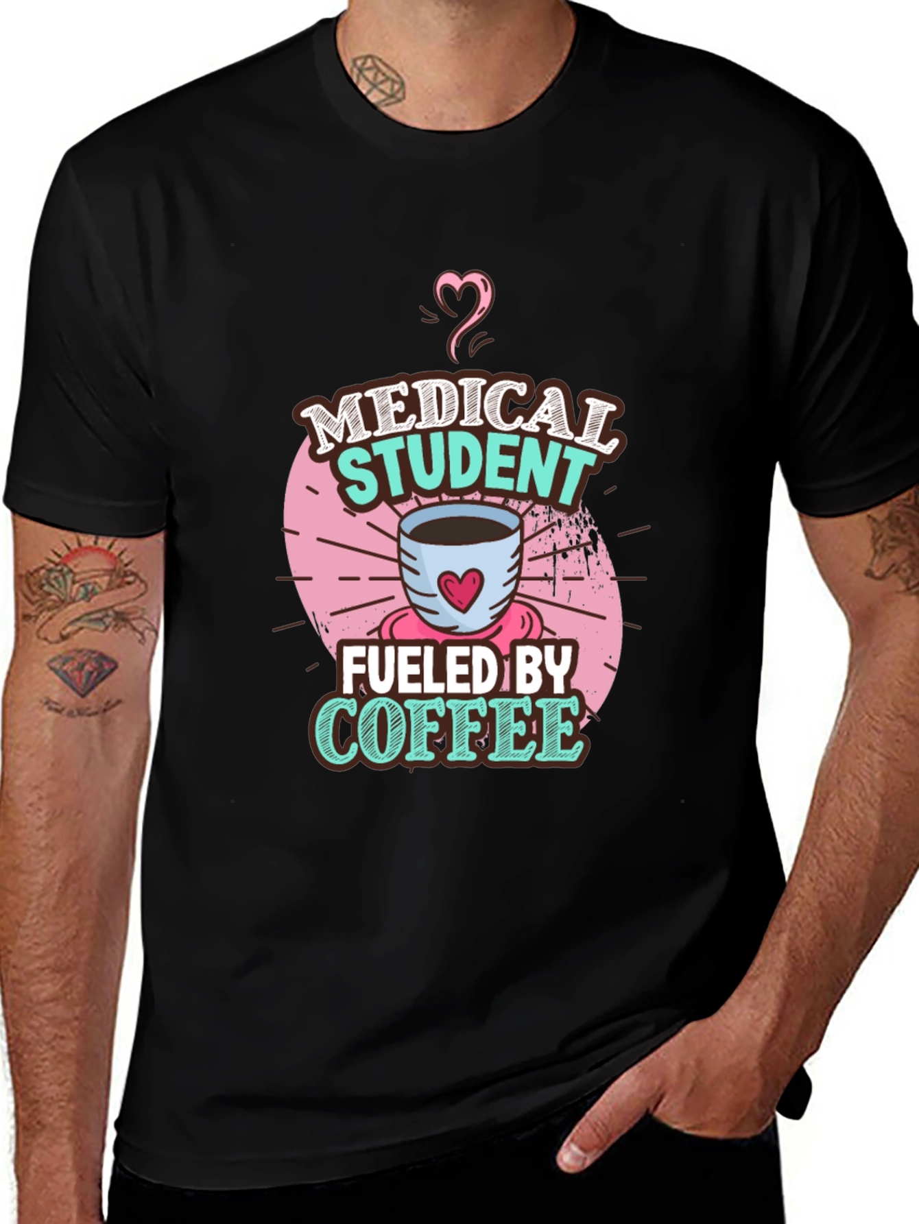 Medical Student Fueled By Coffee T-Shirt