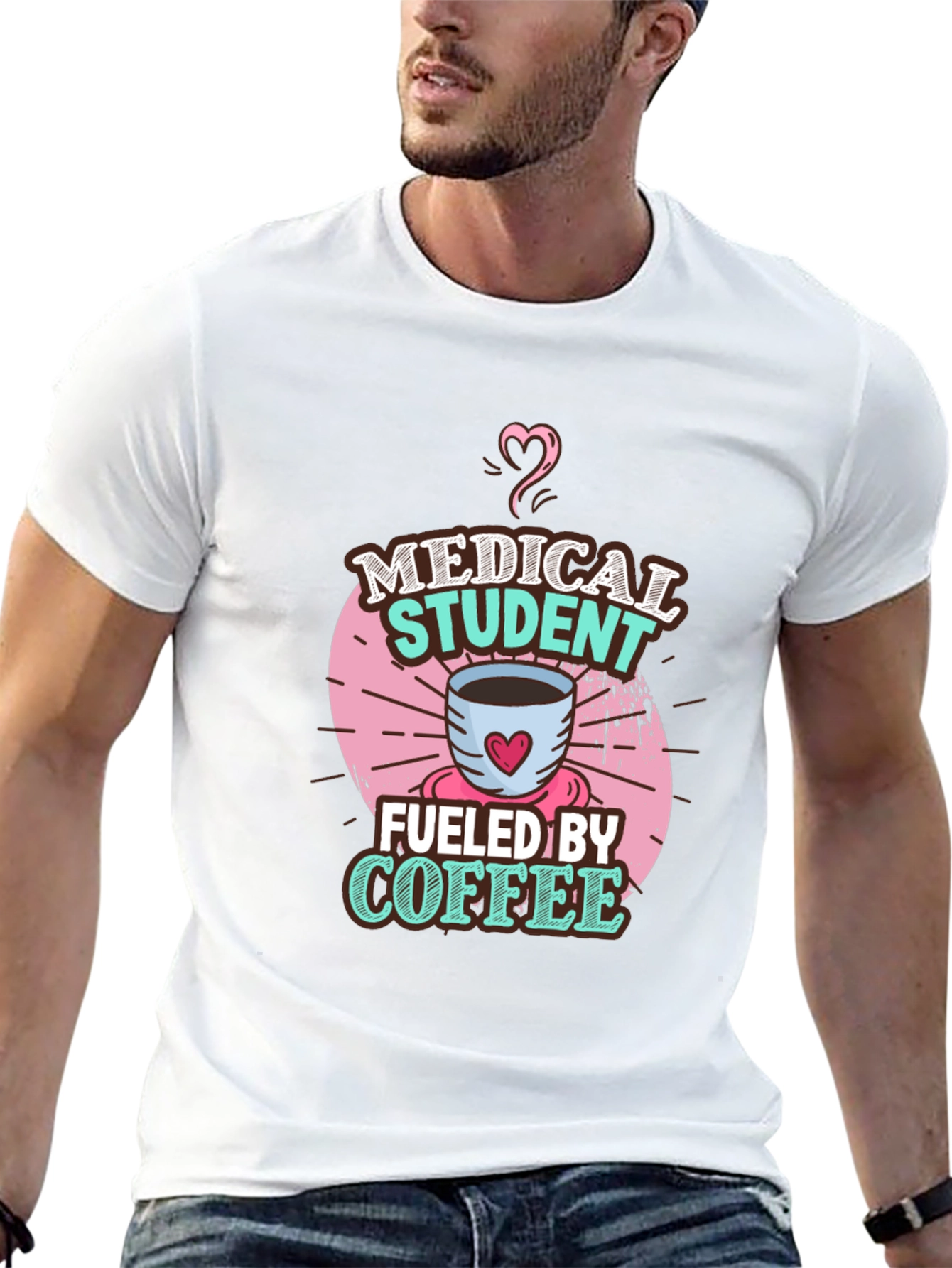 Medical Student Fueled By Coffee T-Shirt