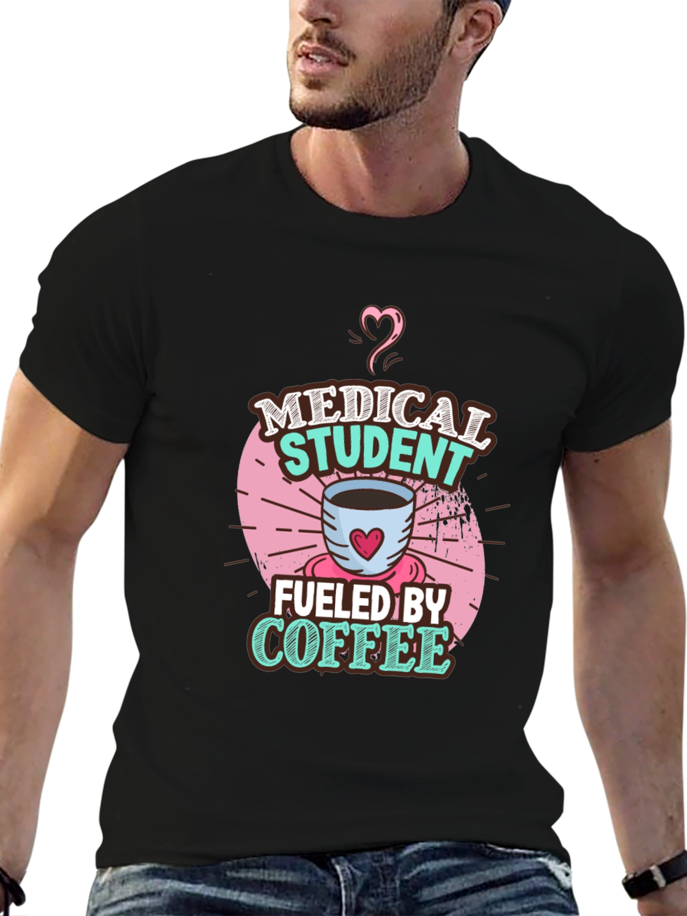 Medical Student Fueled By Coffee T-Shirt