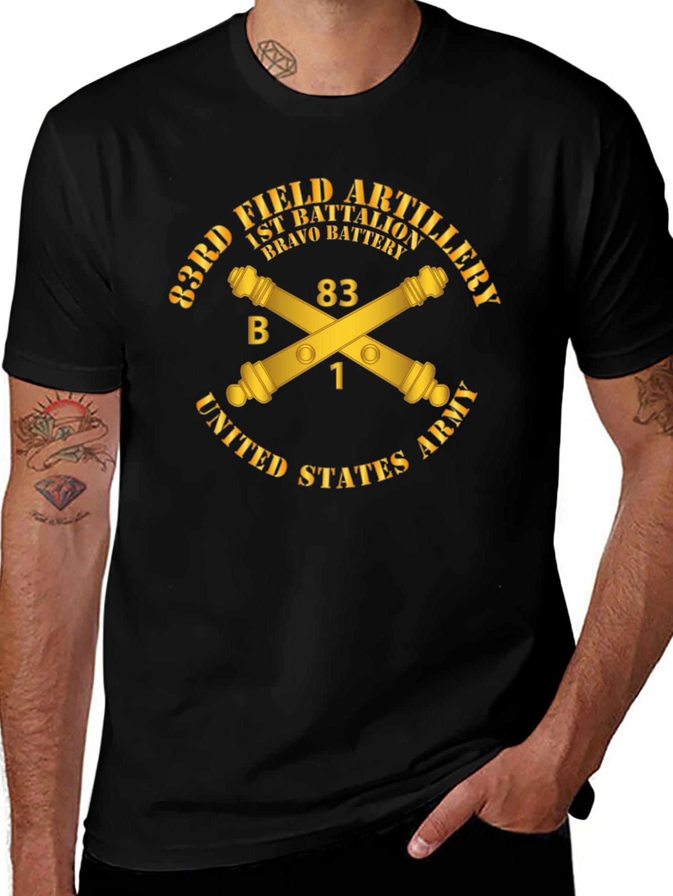 83rd Field Artillery T-Shirt - US Army Veteran Apparel