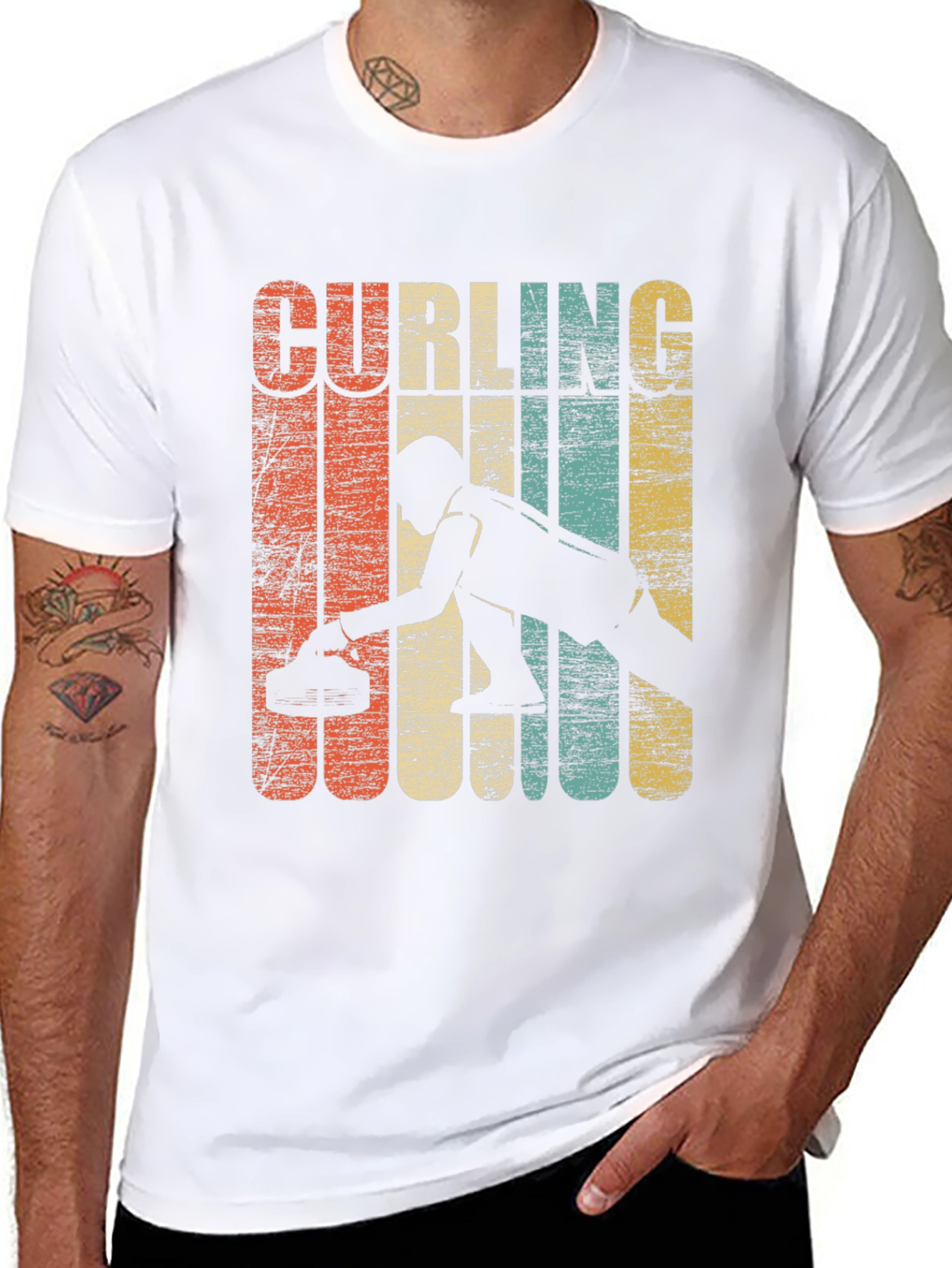 Retro Curling T-Shirt