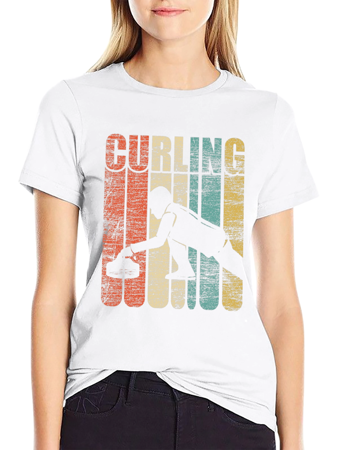 Retro Curling T-Shirt