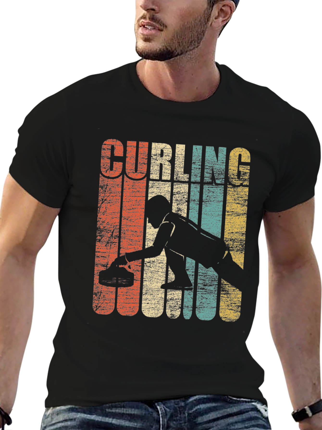 Retro Curling T-Shirt