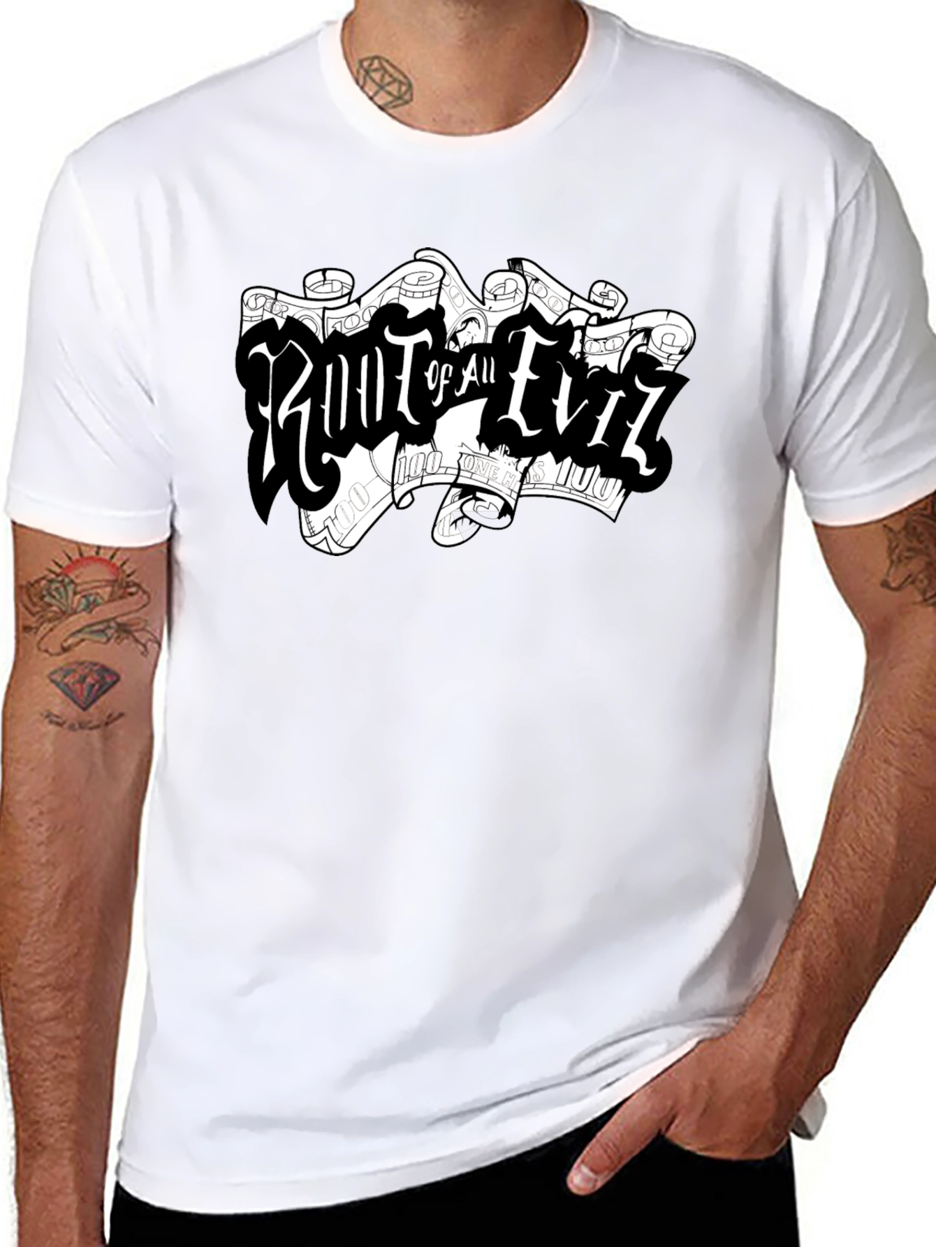 Root of All Evil Black T-Shirt