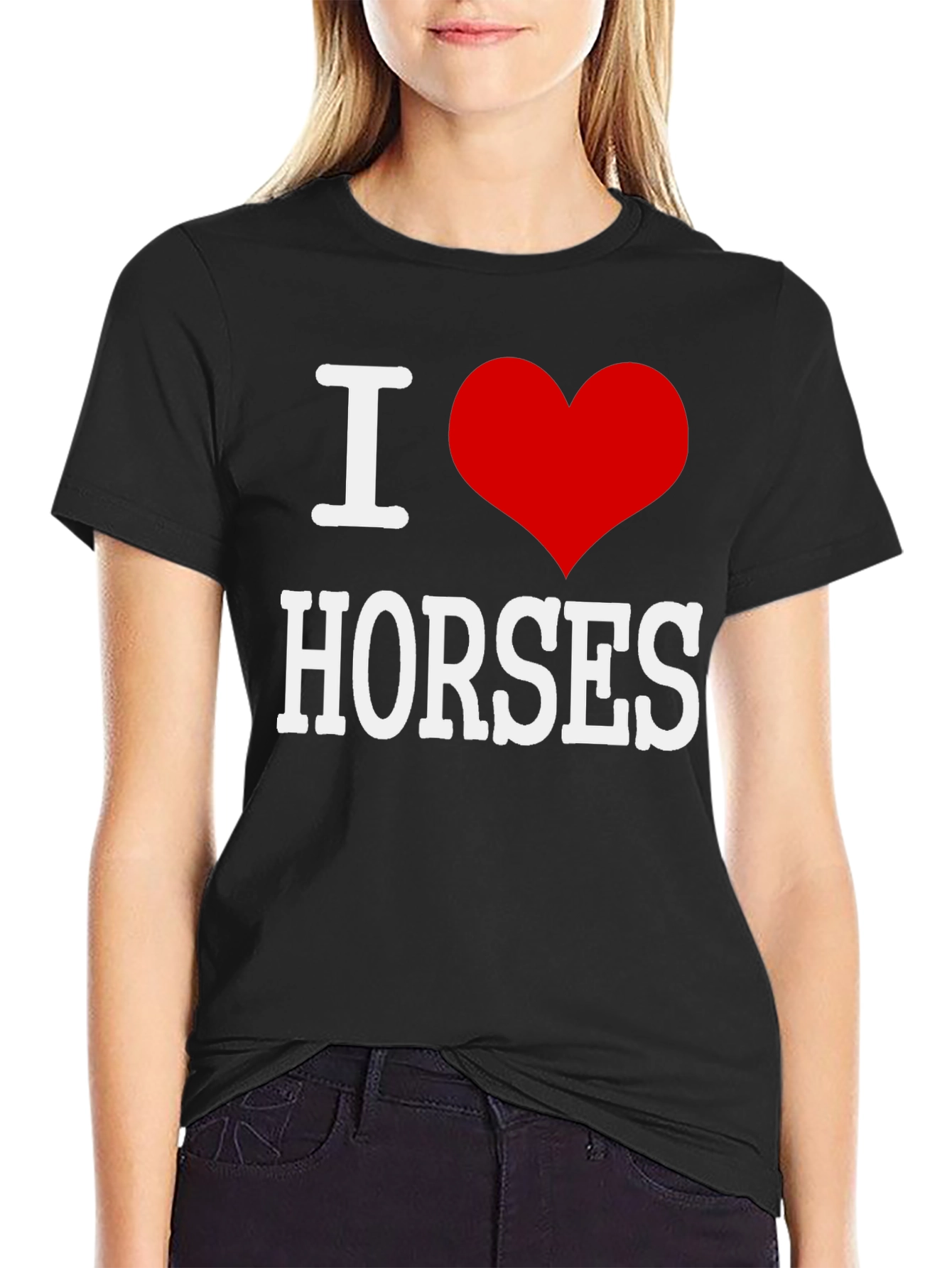 I Heart Horses Graphic T-Shirt