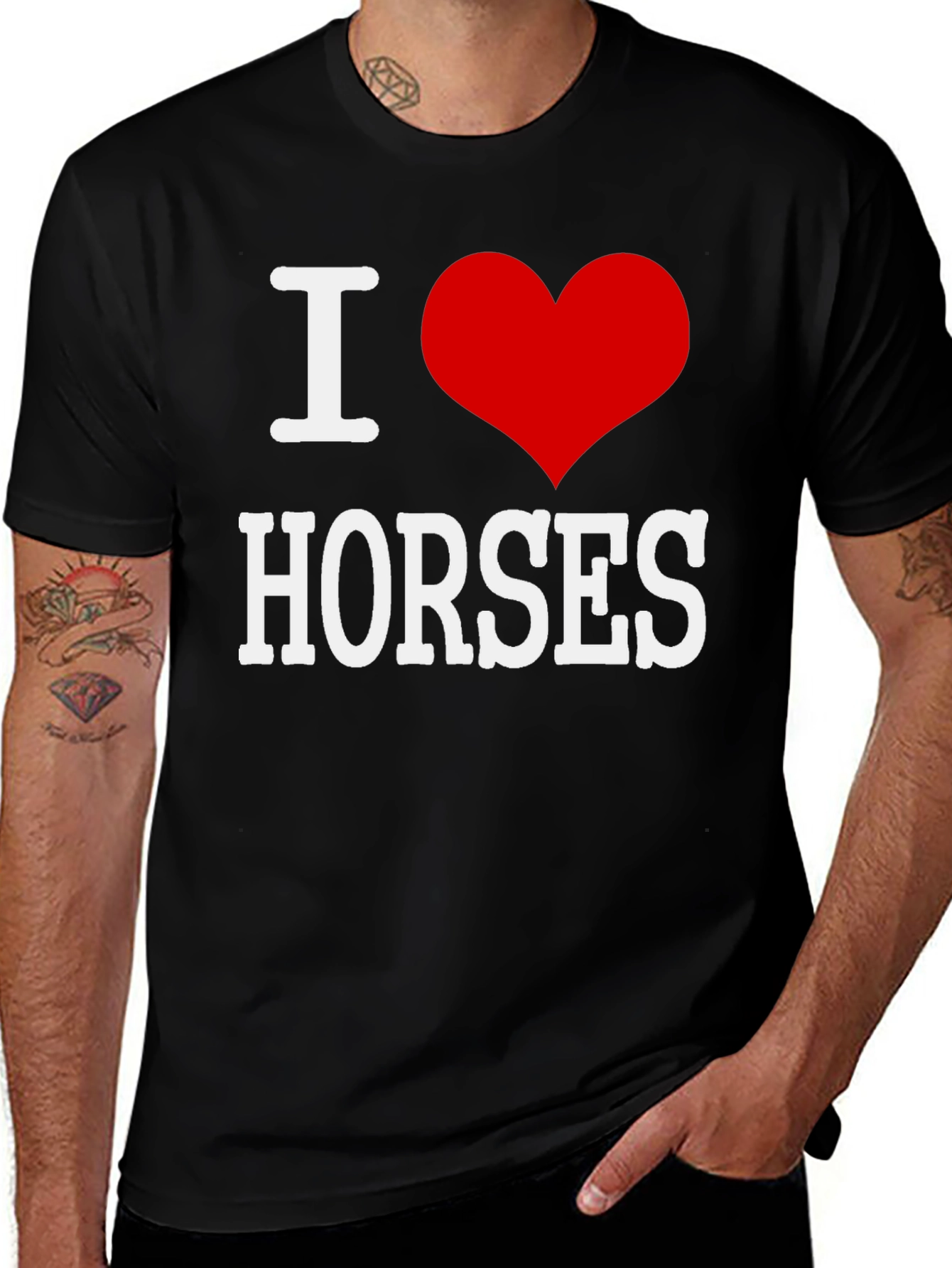 I Heart Horses Graphic T-Shirt
