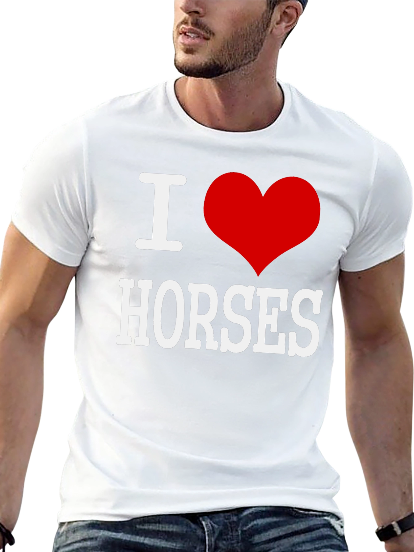 I Heart Horses Graphic T-Shirt