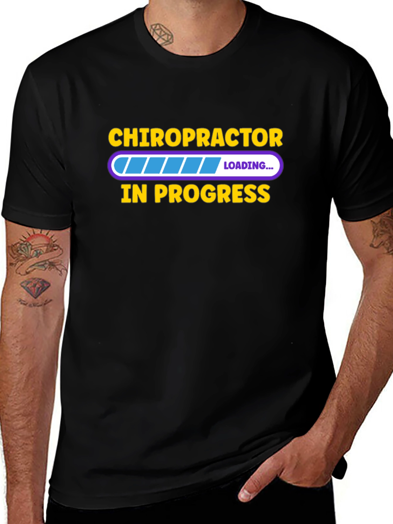 Chiropractor In Progress Graphic T-Shirt