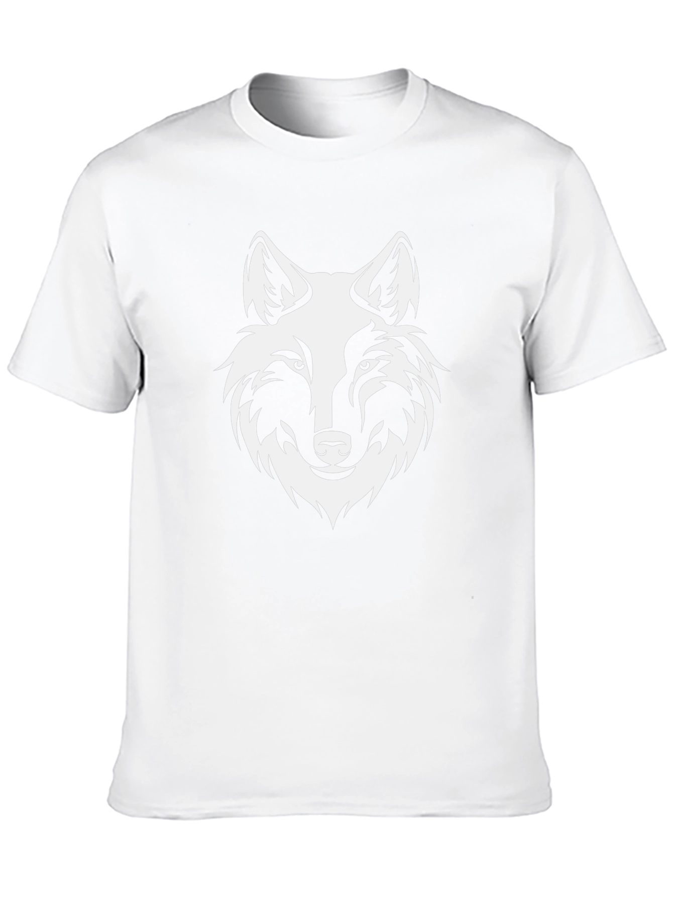 Wolf Head Graphic Black T-Shirt