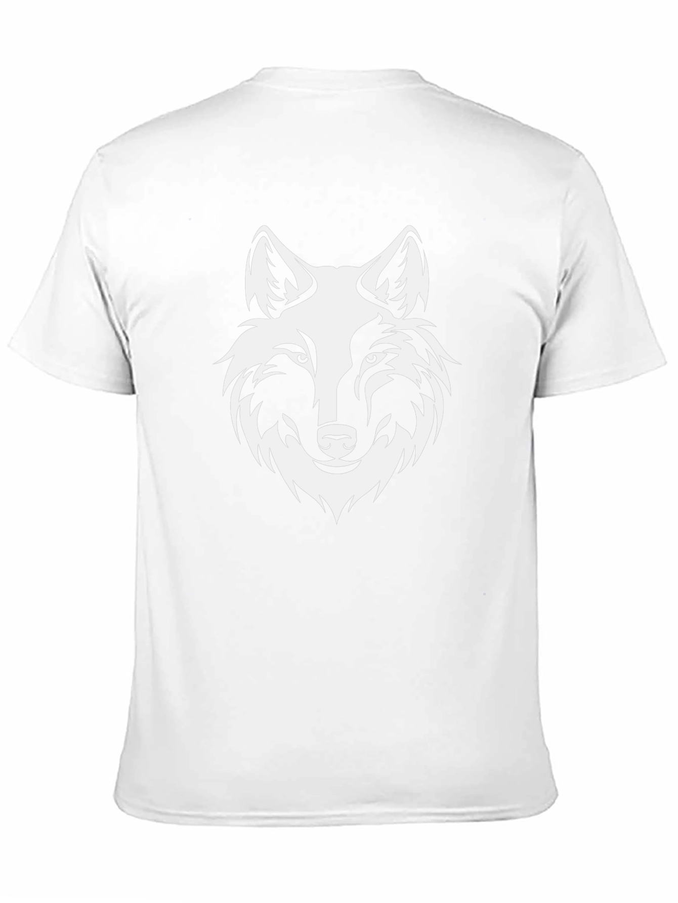 Wolf Head Graphic Black T-Shirt