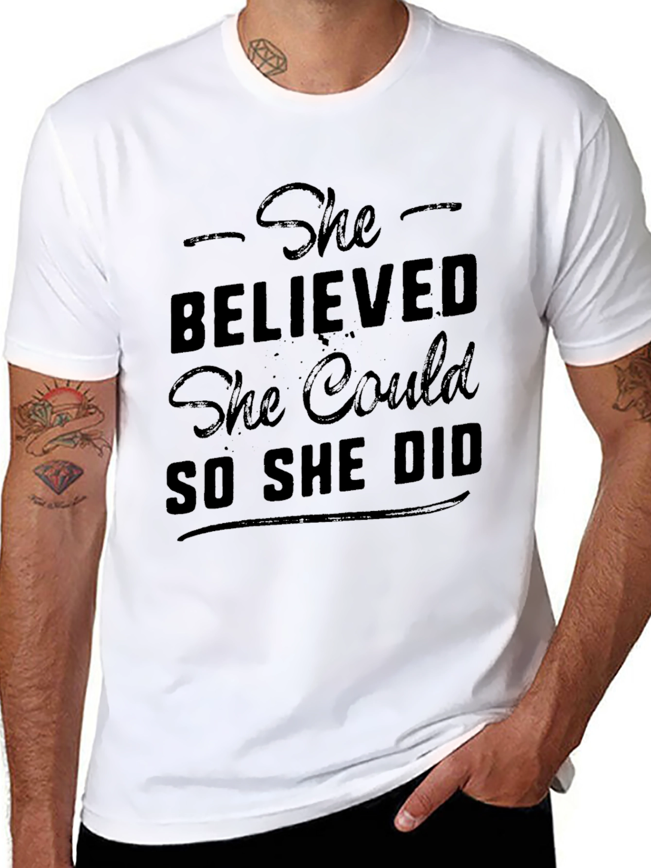 She Believed She Could Tee