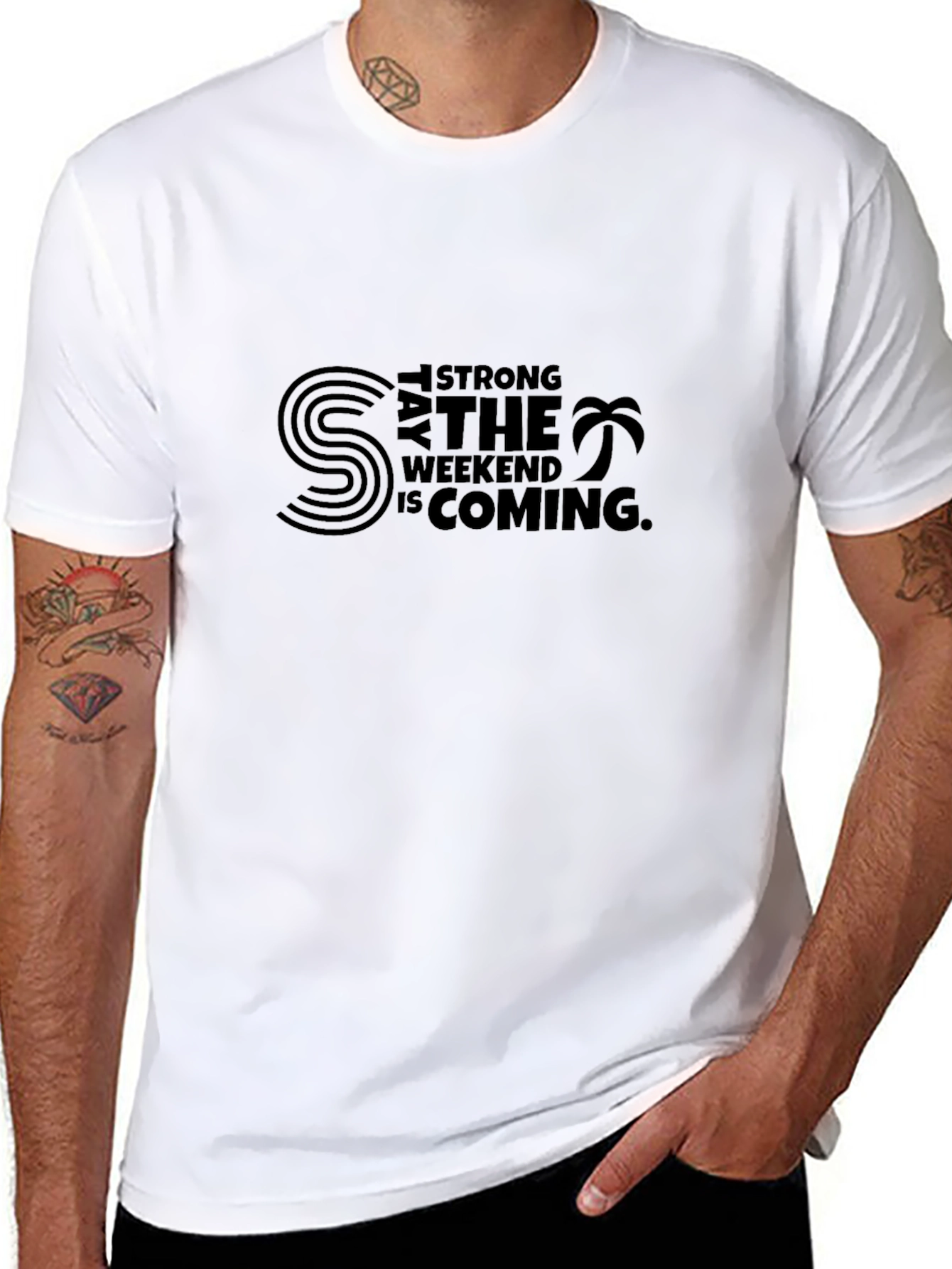 Weekend Vibes T-Shirt - Stay Strong Graphic Tee