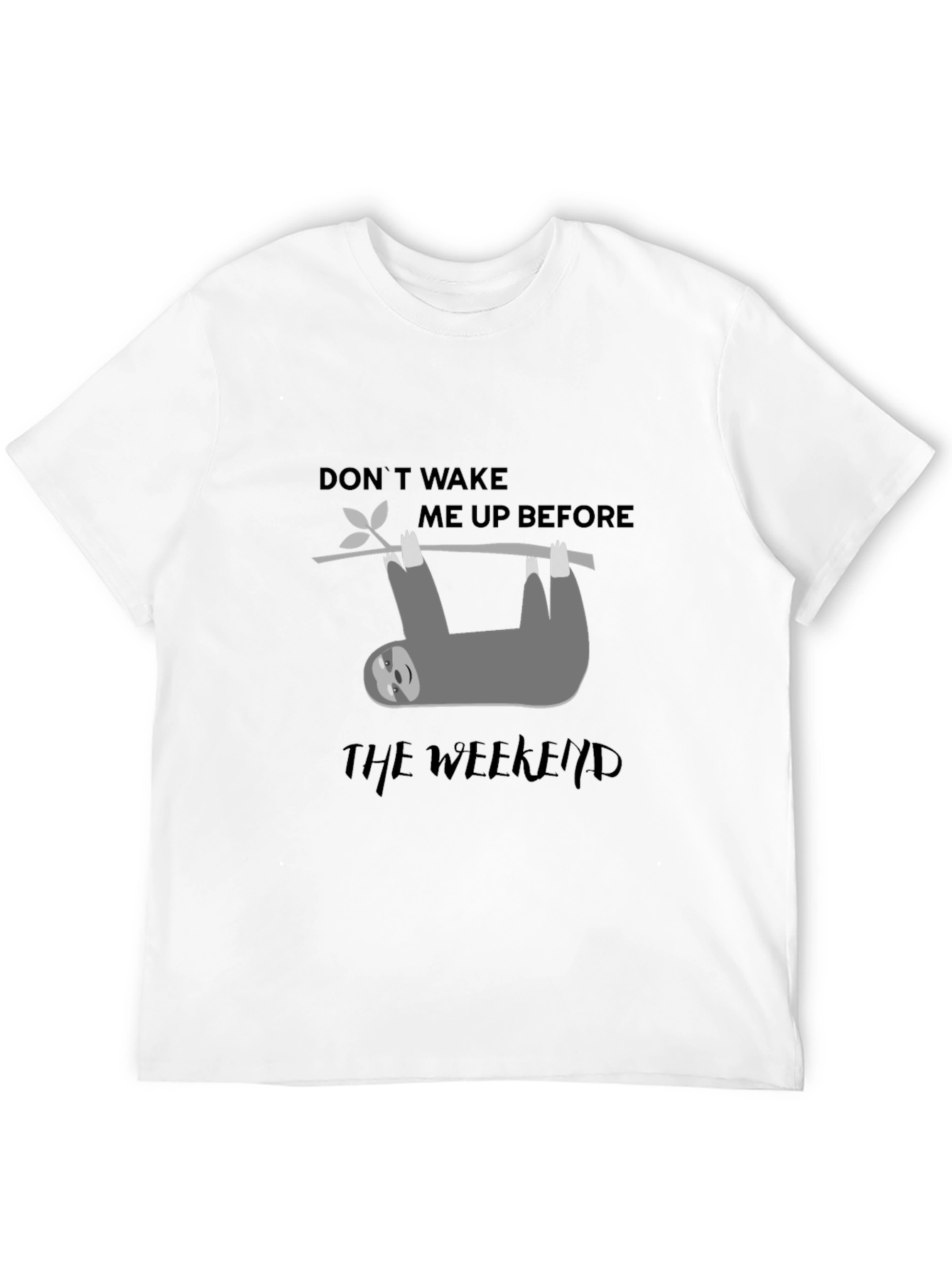 Dont Wake Me Sloth Graphic Tee