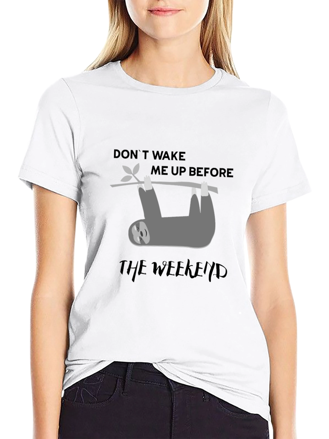 Dont Wake Me Sloth Graphic Tee