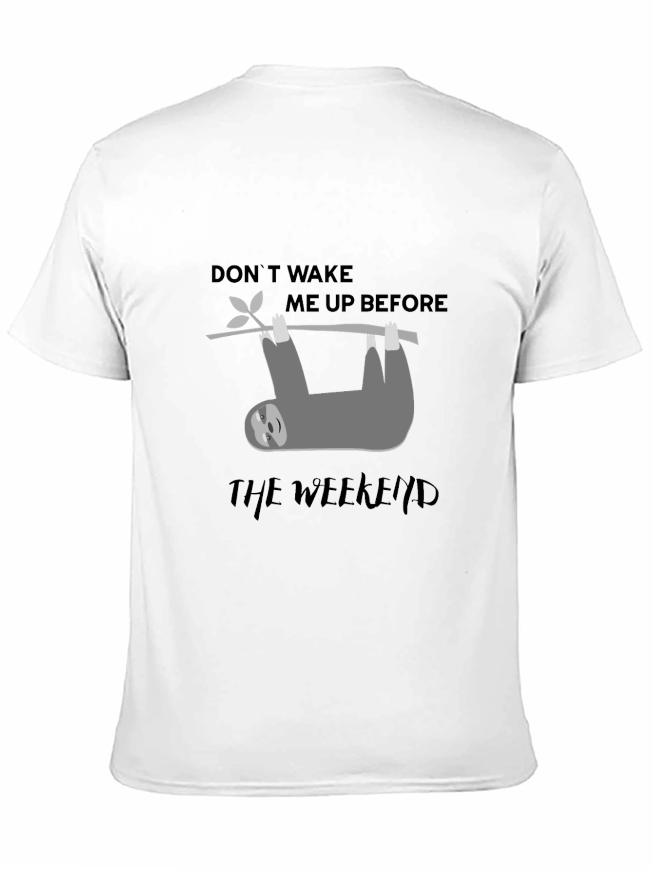 Dont Wake Me Sloth Graphic Tee
