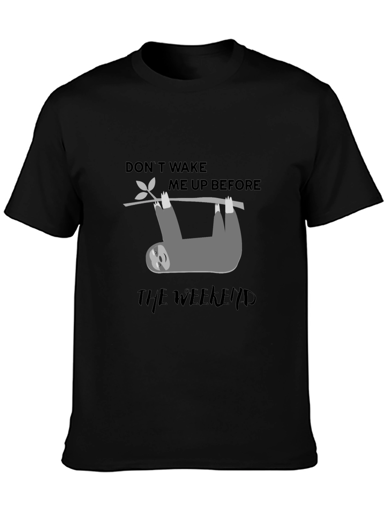 Dont Wake Me Sloth Graphic Tee