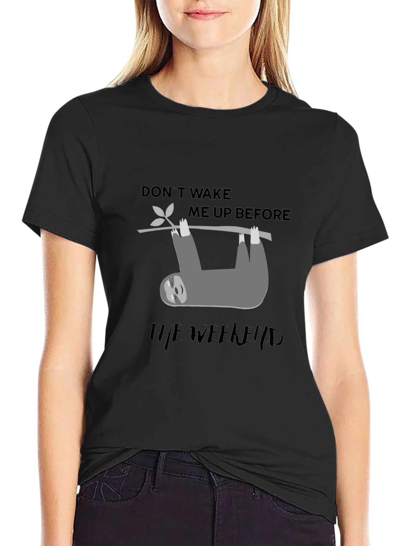 Dont Wake Me Sloth Graphic Tee
