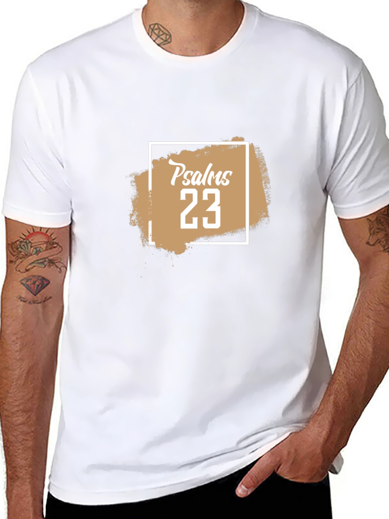 Psalms 23 Graphic Tee - Stylish Christian Apparel
