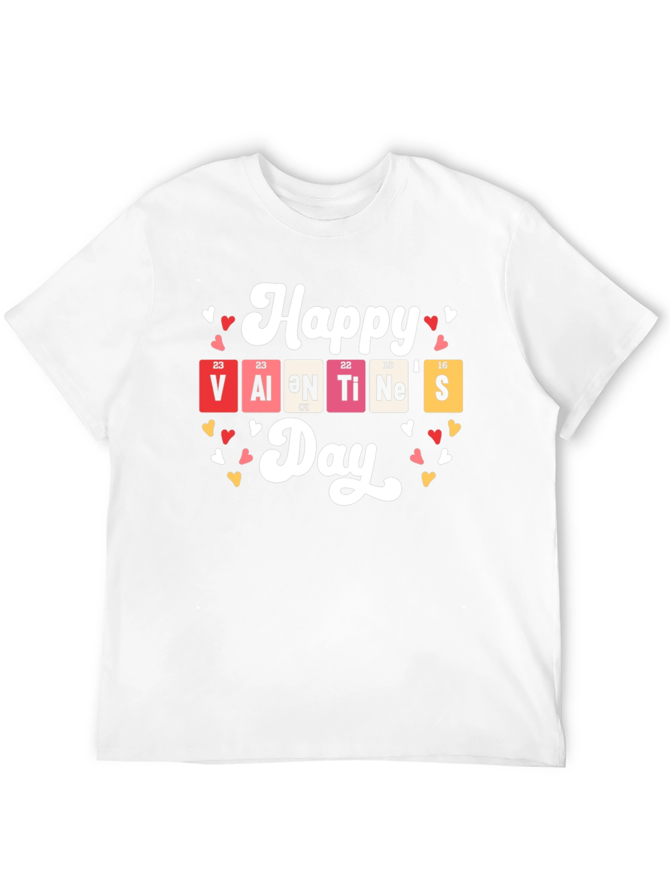 Happy Valentines Day Periodic Table T-Shirt