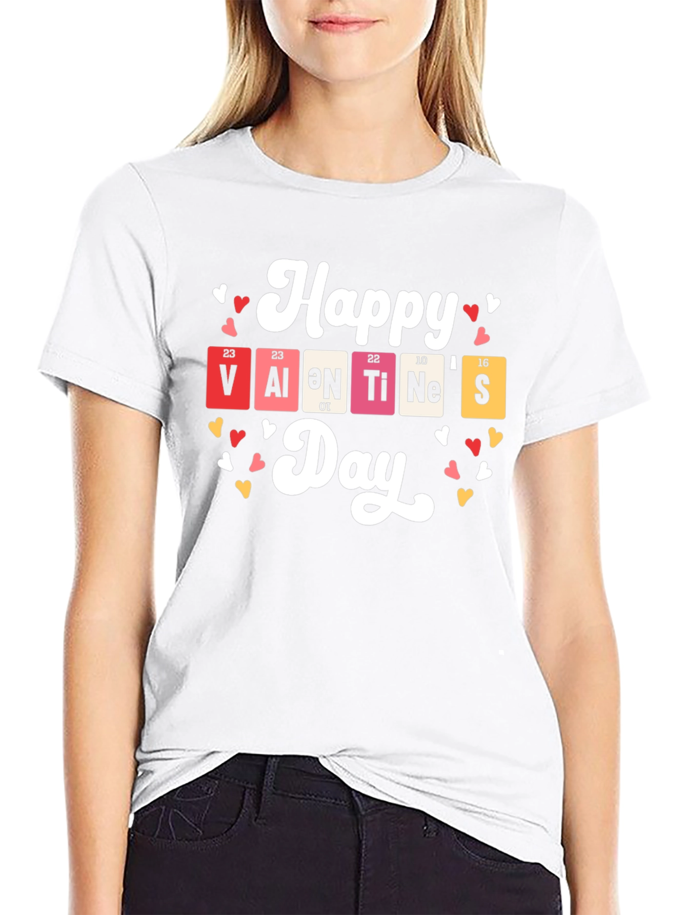 Happy Valentines Day Periodic Table T-Shirt