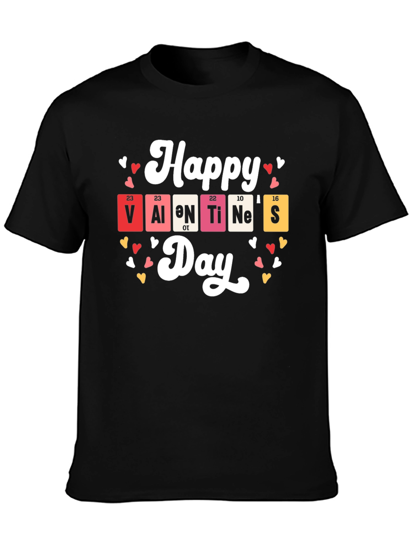 Happy Valentines Day Periodic Table T-Shirt