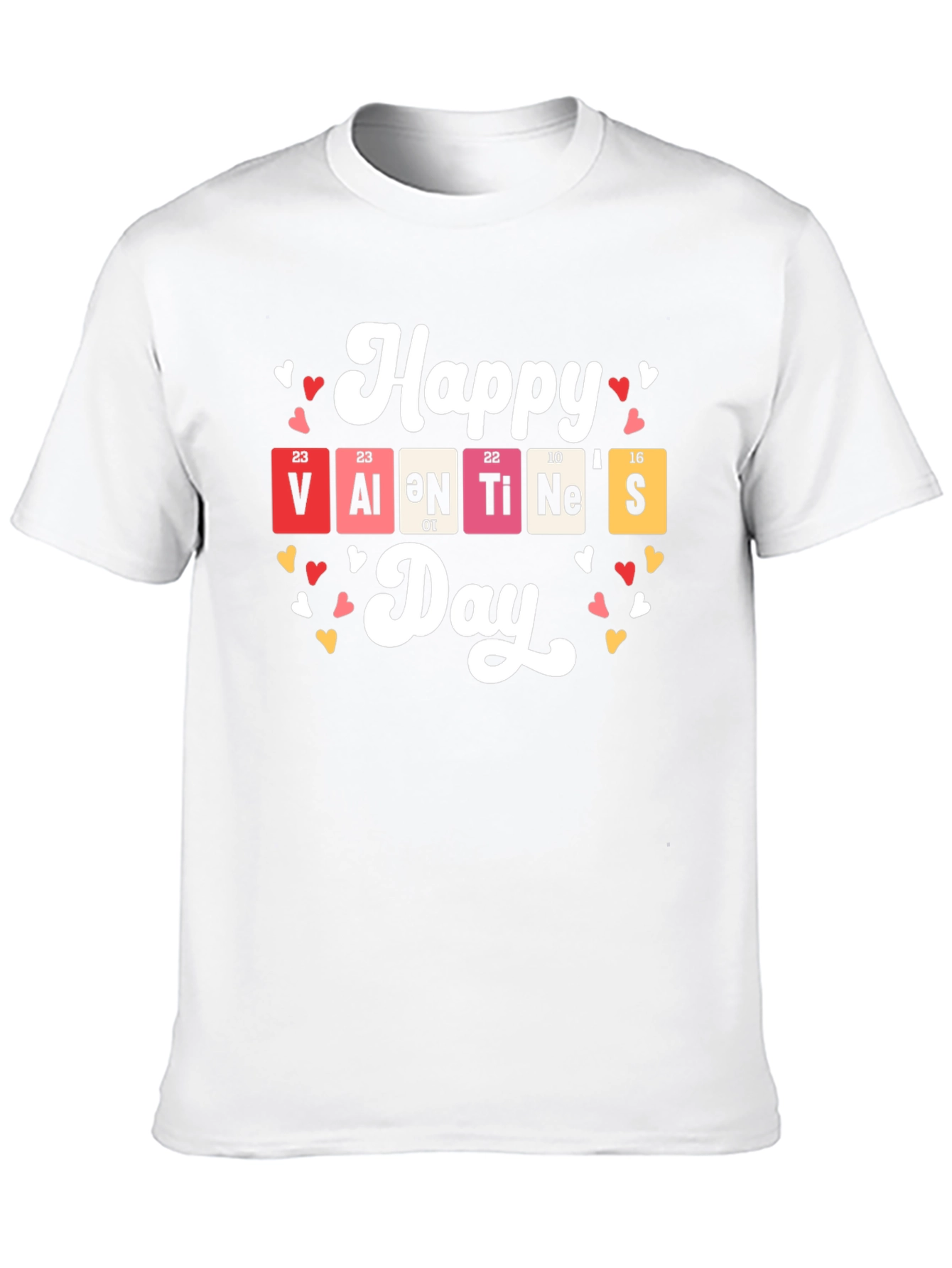 Happy Valentines Day Periodic Table T-Shirt