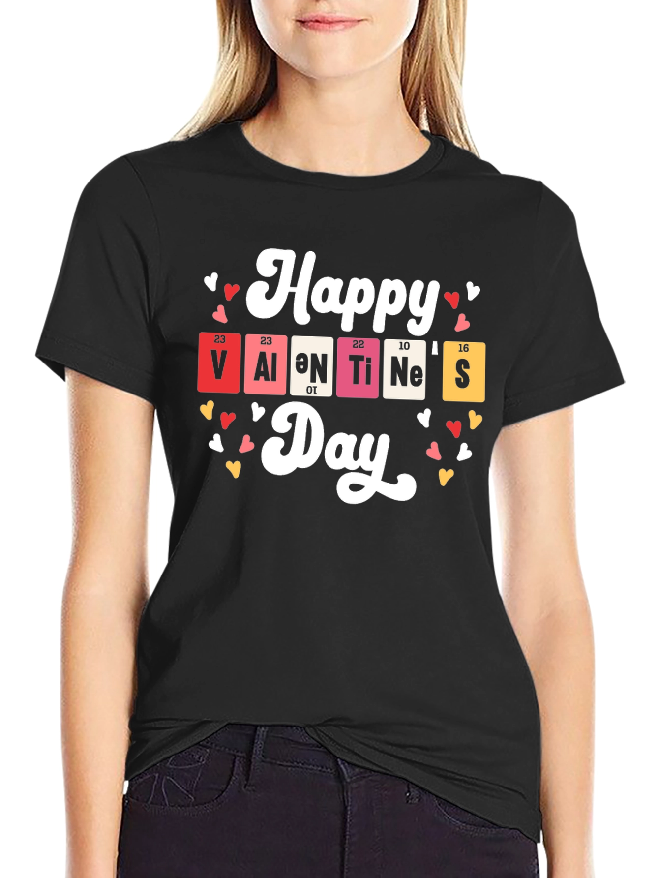 Happy Valentines Day Periodic Table T-Shirt