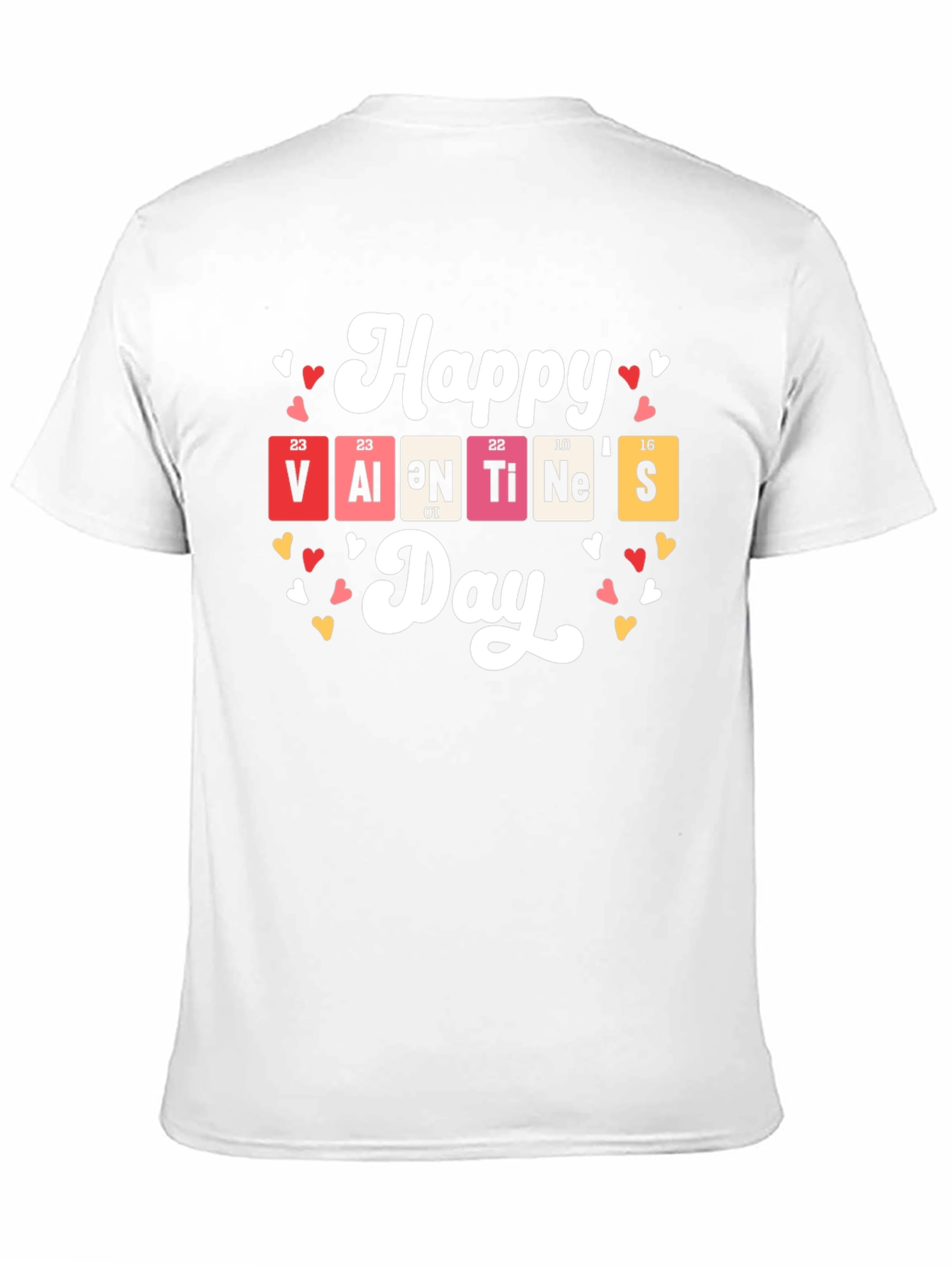 Happy Valentines Day Periodic Table T-Shirt