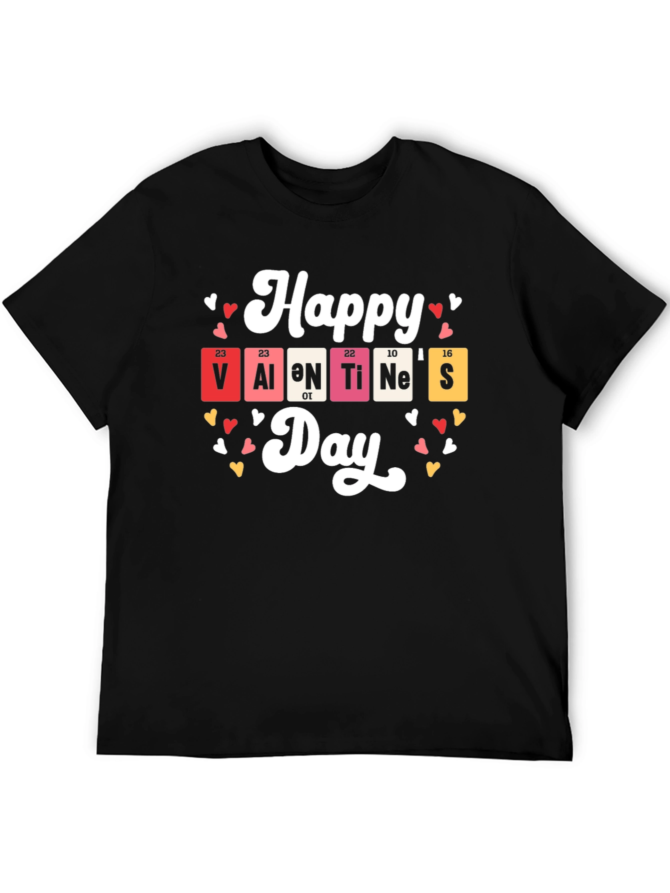 Happy Valentines Day Periodic Table T-Shirt