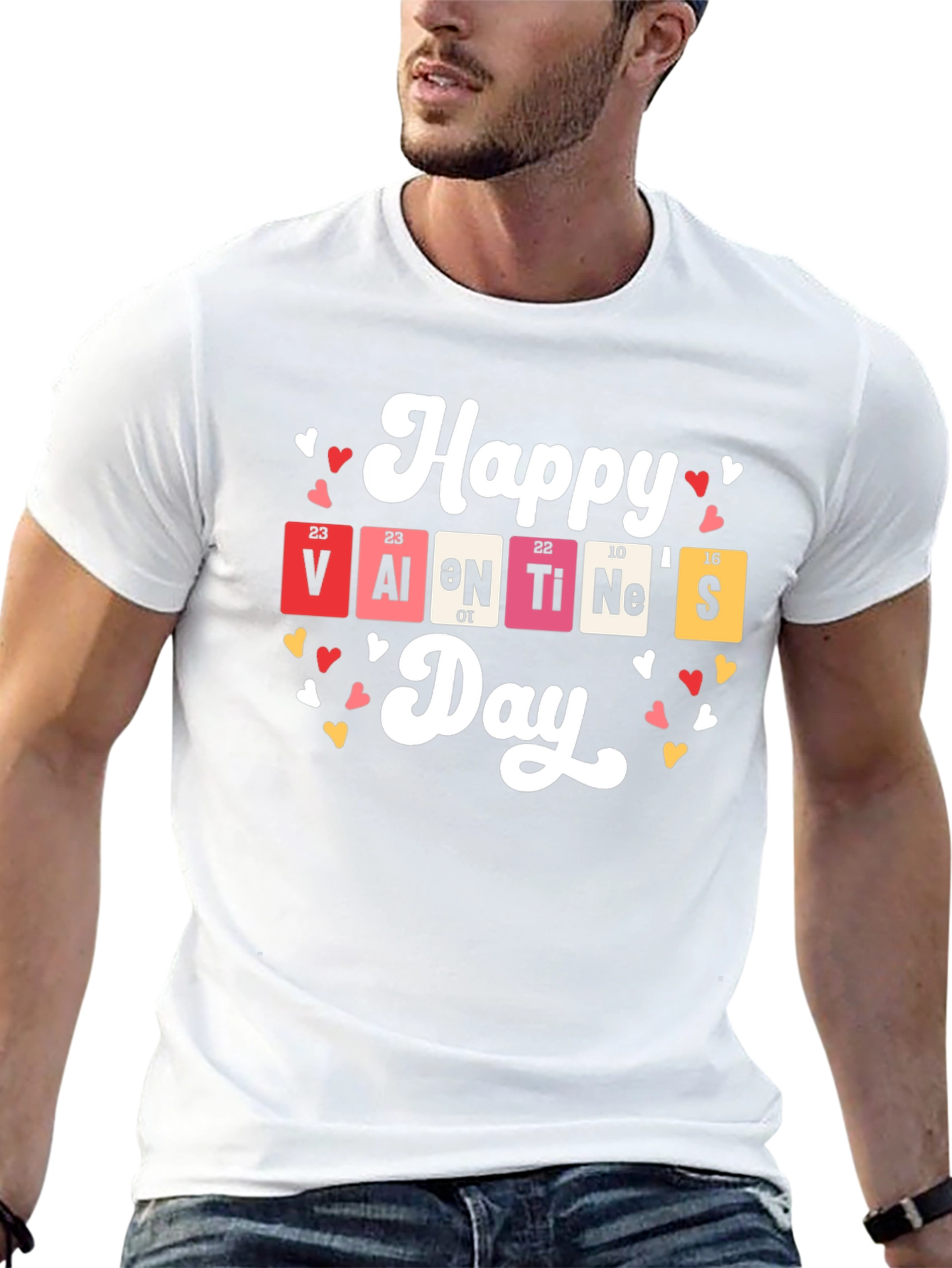 Happy Valentines Day Periodic Table T-Shirt