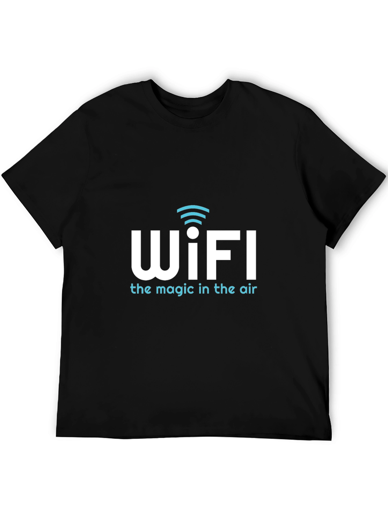 WiFi Magic Tee - Comfortable Black T-Shirt