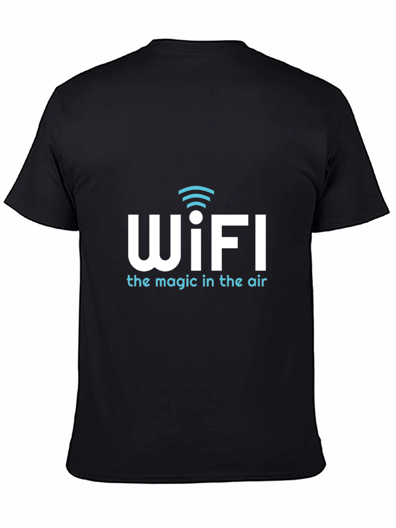 WiFi Magic Tee - Comfortable Black T-Shirt