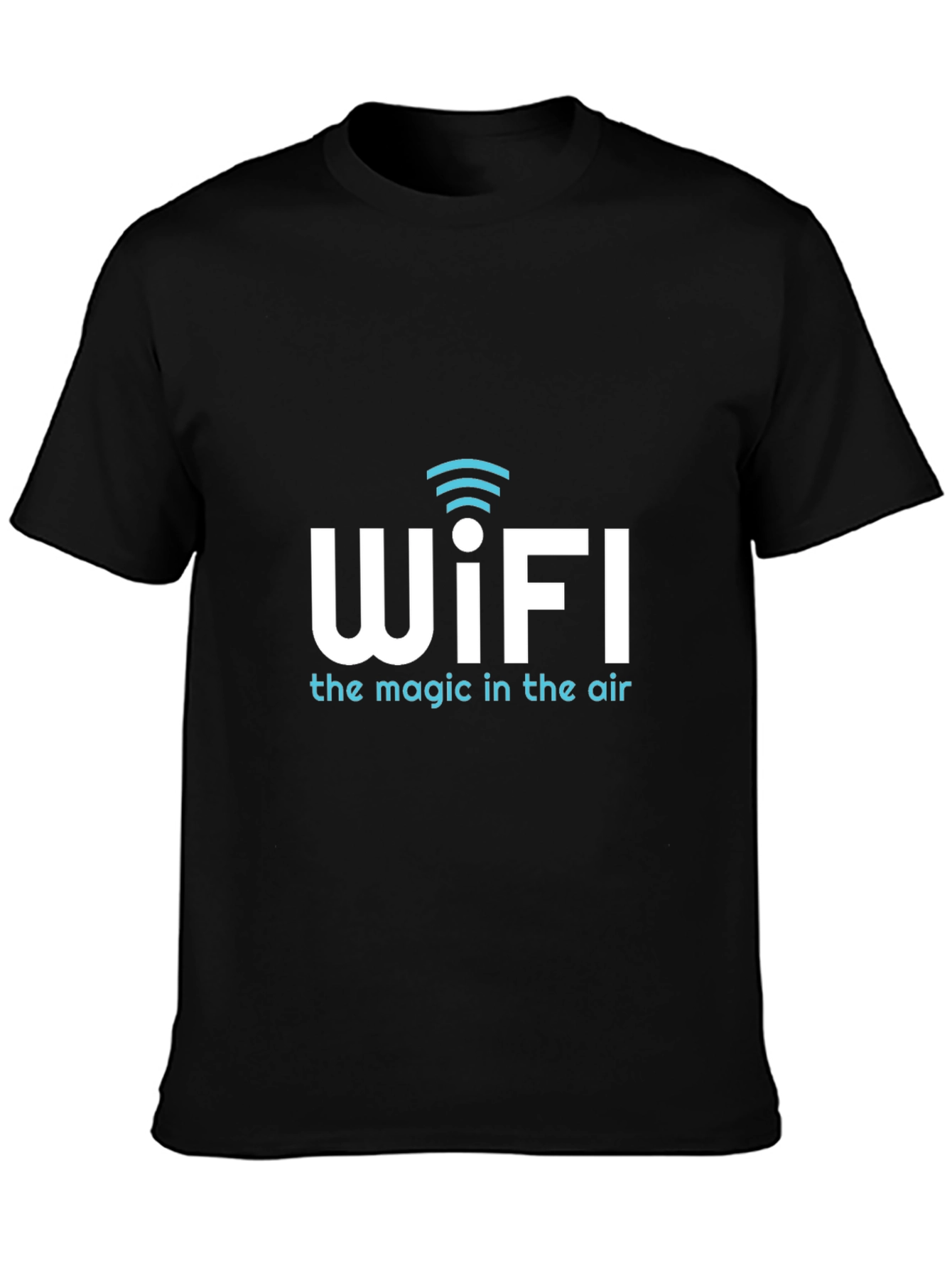 WiFi Magic Tee - Comfortable Black T-Shirt