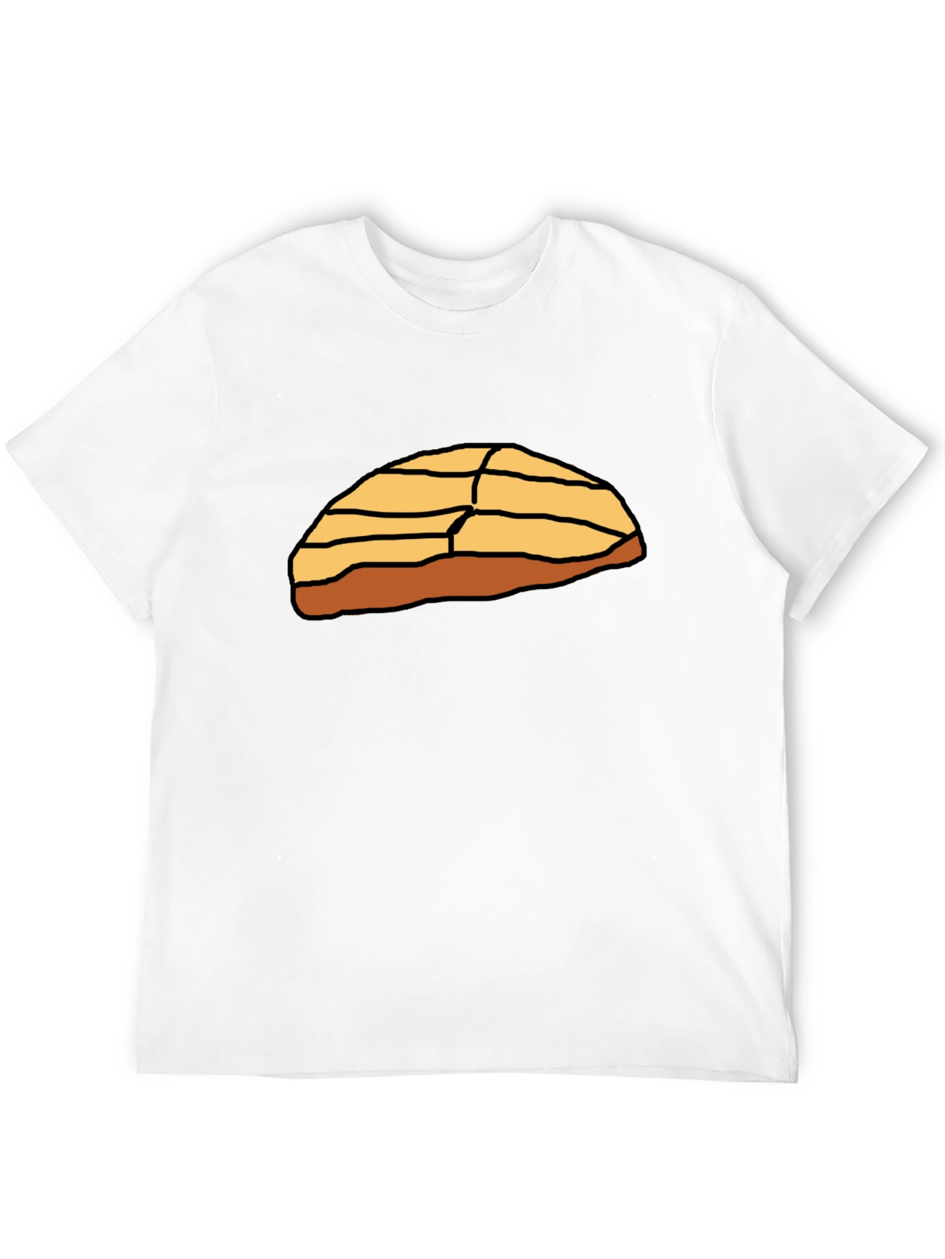Concha Bread Graphic T-Shirt - Black