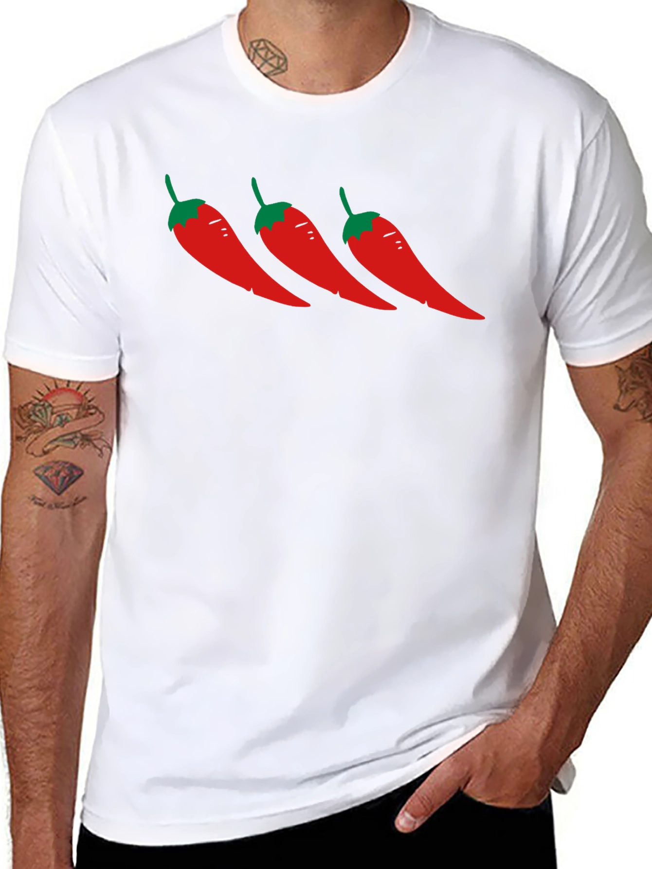 Chili Pepper Graphic T-Shirt - Bold Style